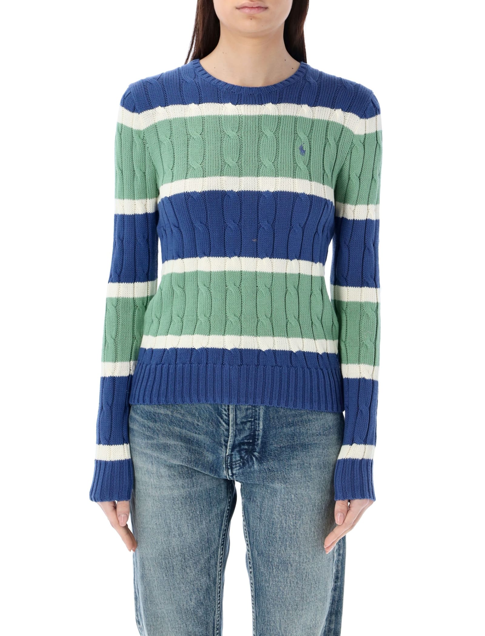 Striped Cable Jumper