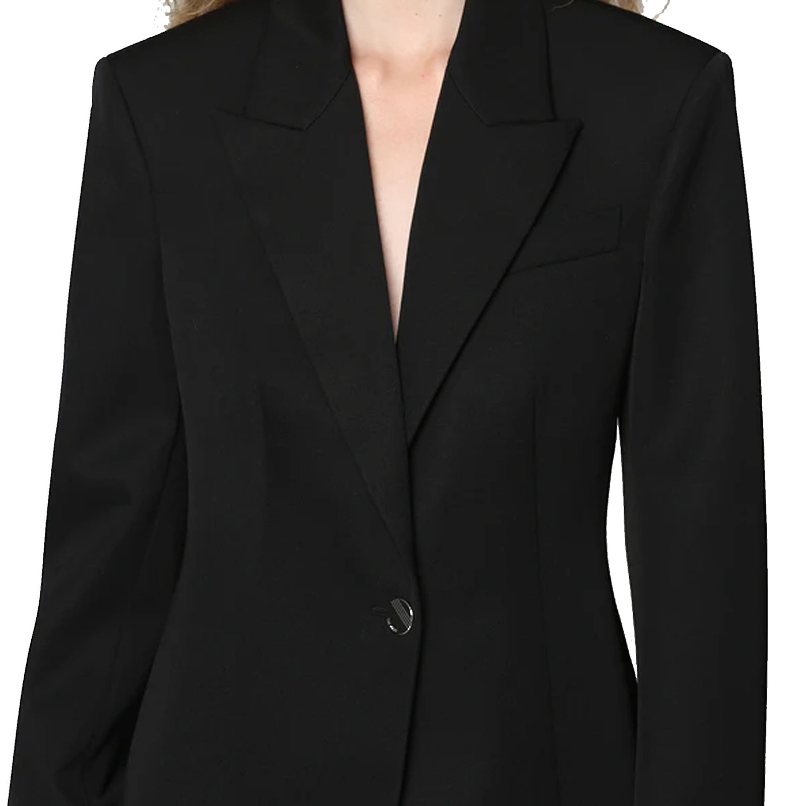 Shop Attico Virgin Wool Jacket In Black