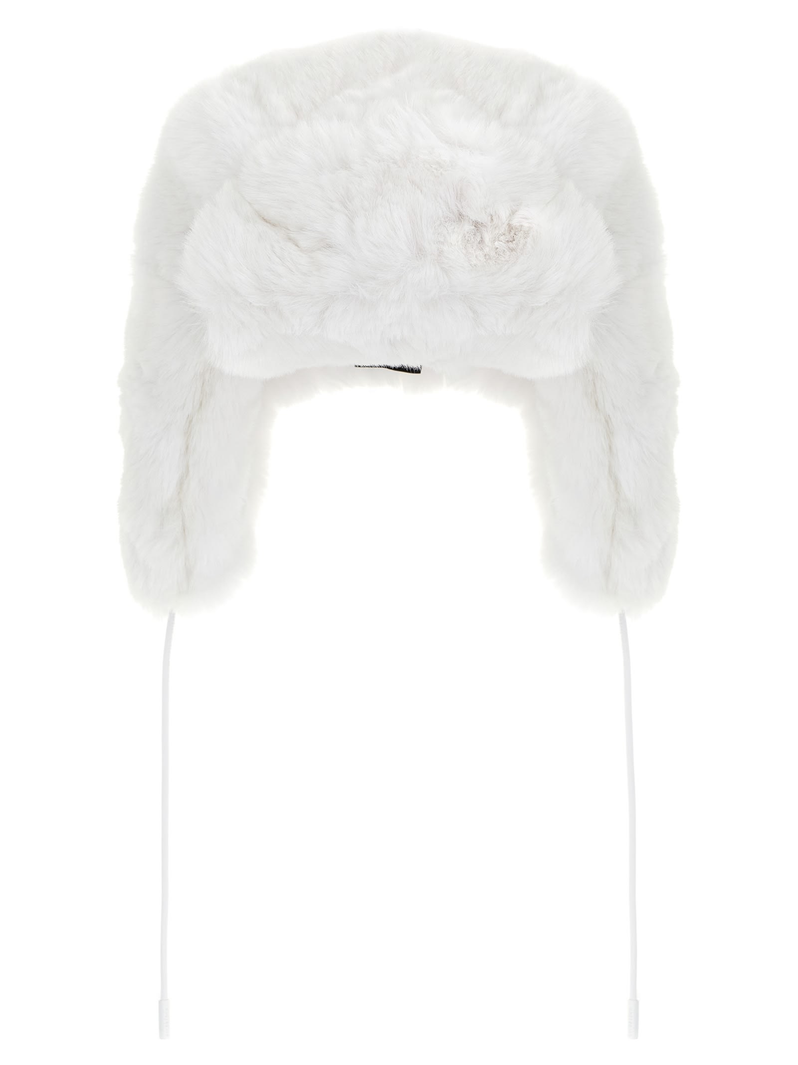 Goldbergh Cher Fluffy Aviator Hat In White