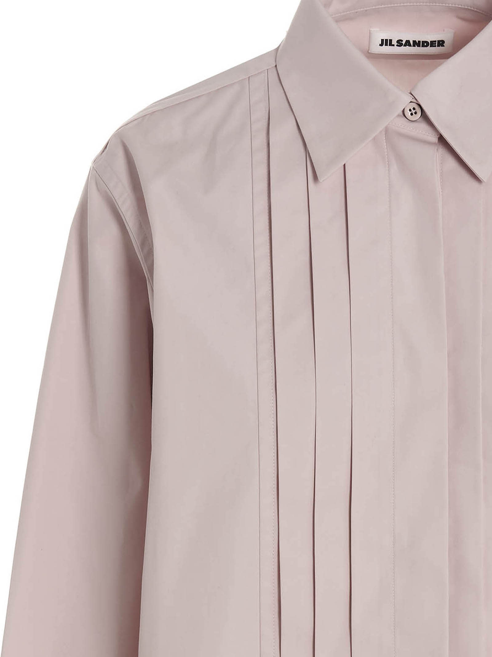 Shop Jil Sander Viscose Shirt In Pink