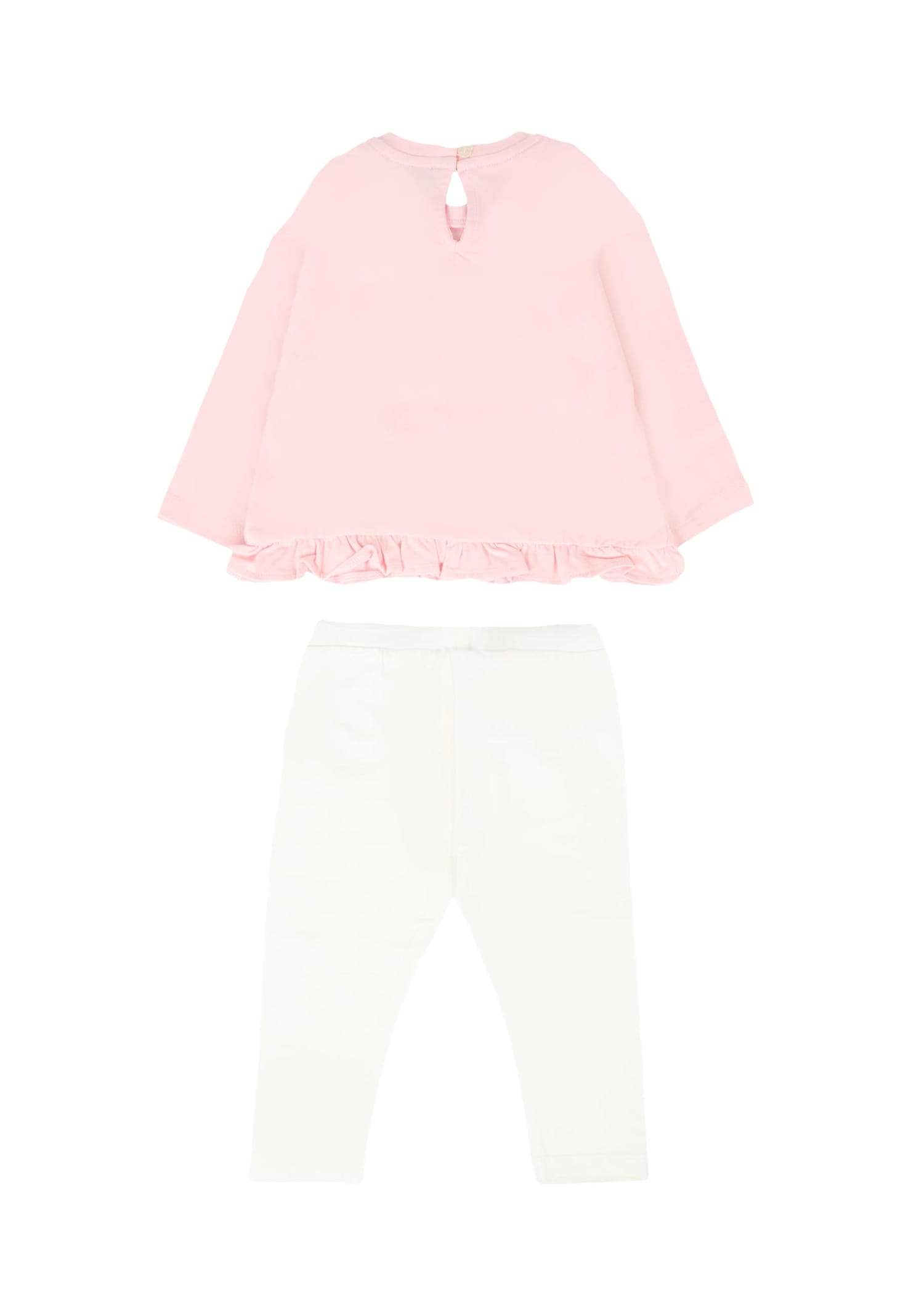 Moschino Multicolor Set For Baby Girl With Teddy Bear In Multi