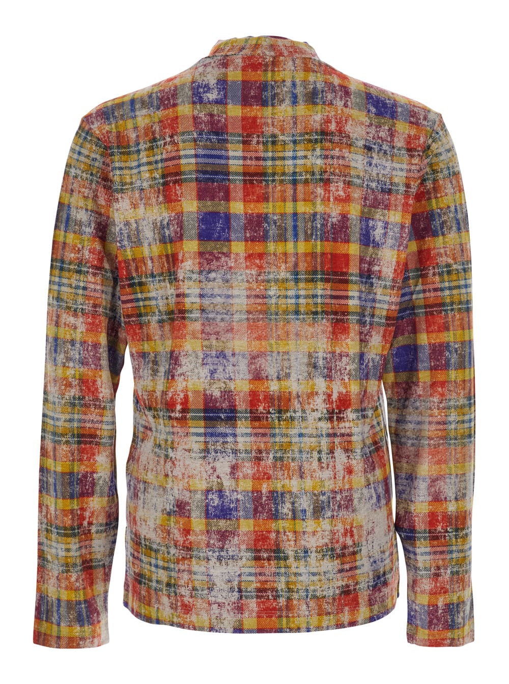 Vivienne Westwood Multicolor Turtleneck Sweater With All-over Stripe Motif In Cotton Man In Multi
