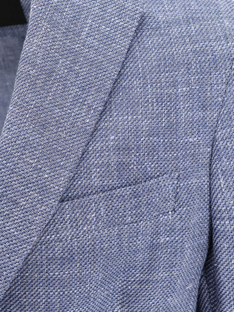 Shop Zegna Blazer In Blue