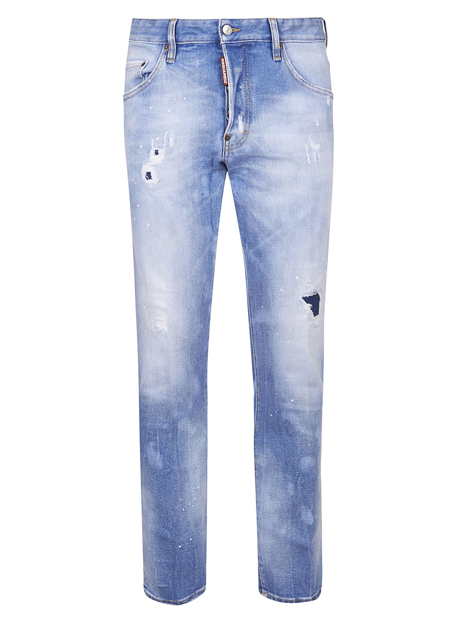 DSQUARED2 DISTRESSED EFFECT JEANS,11224576