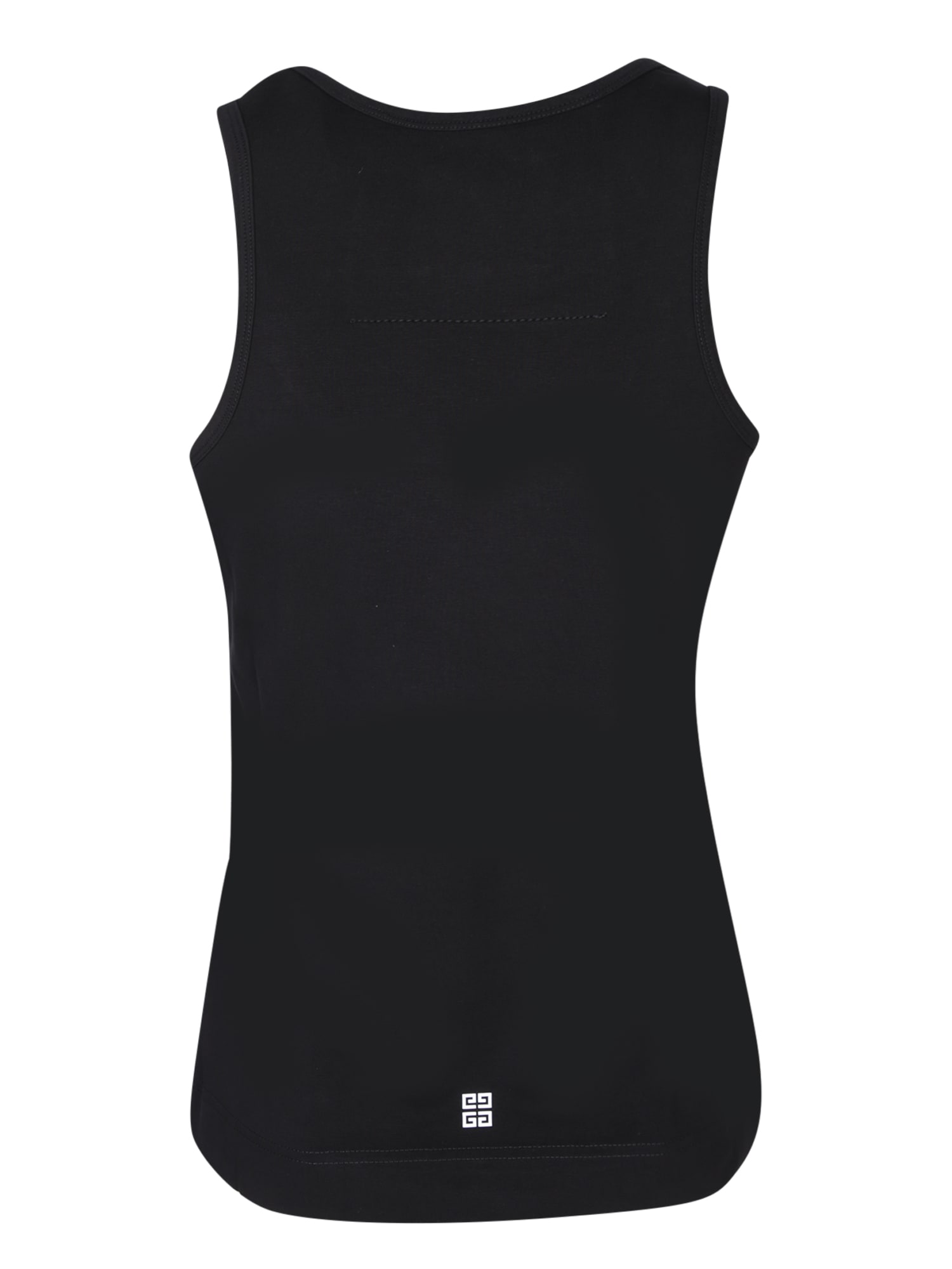 Shop Givenchy Black Logo Tank Top