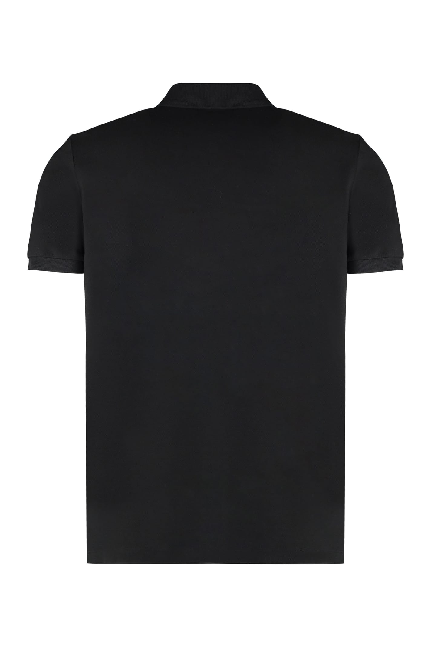 Shop Dsquared2 Cotton-piqué Polo Shirt In Black