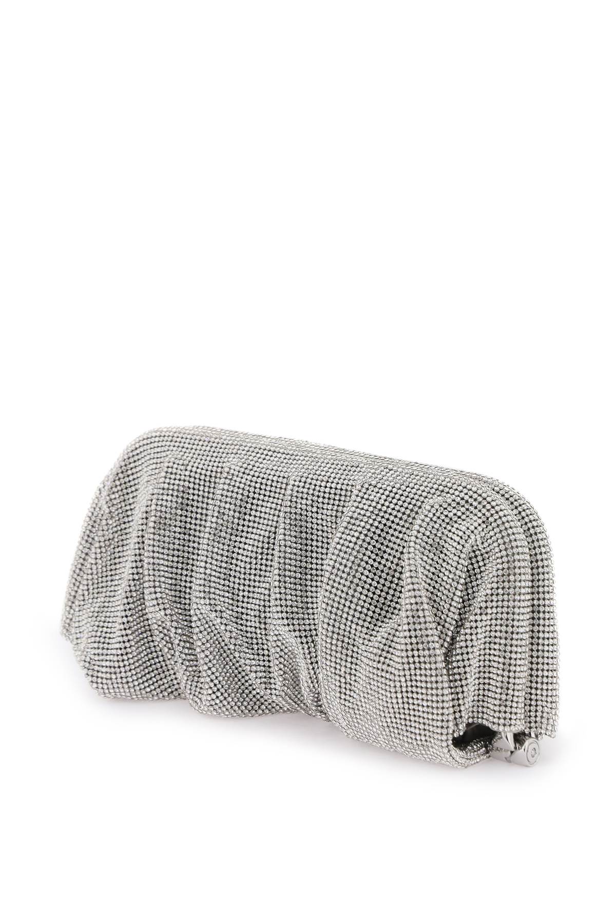 Shop Benedetta Bruzziches Venus La Grande Clutch In Silver