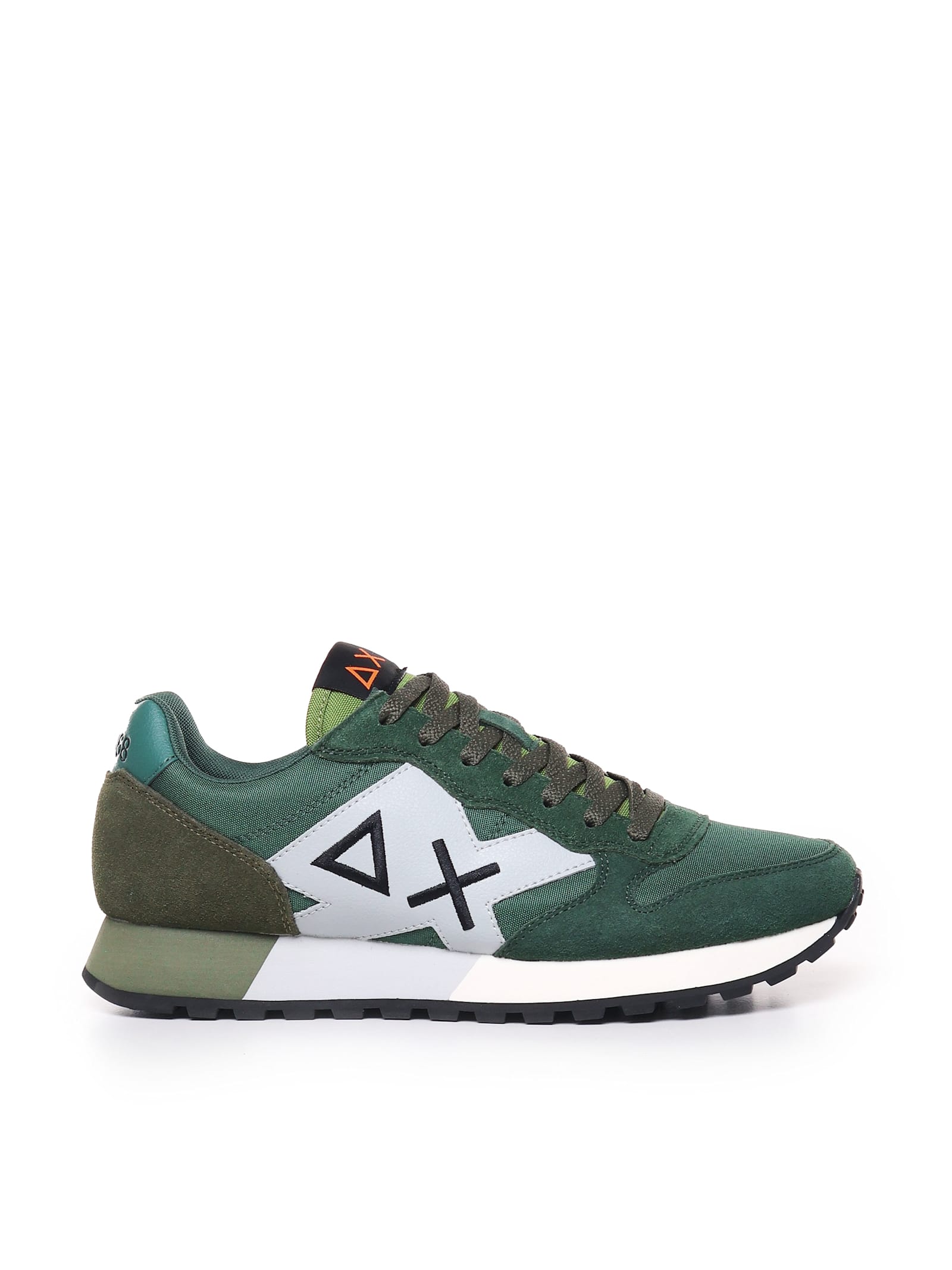 Shop Sun 68 Sneakers Jaki Solid In Verde Scuro