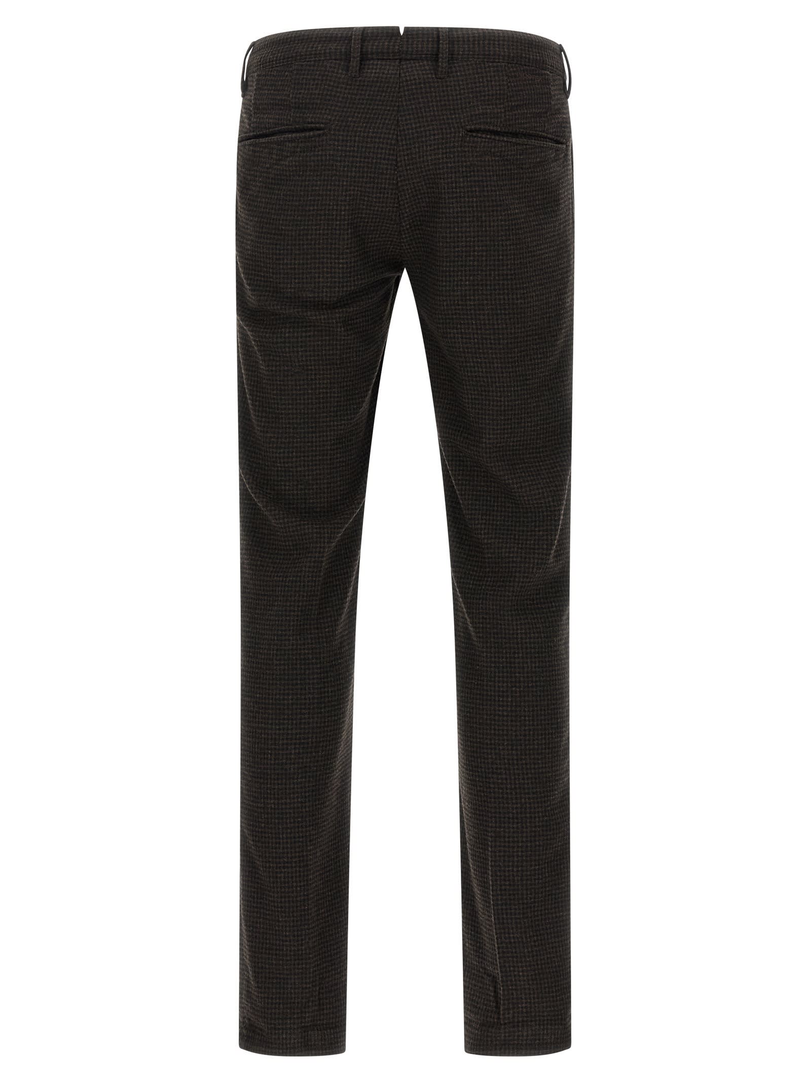 Incotex Vichy-patterned Trousers In Multi