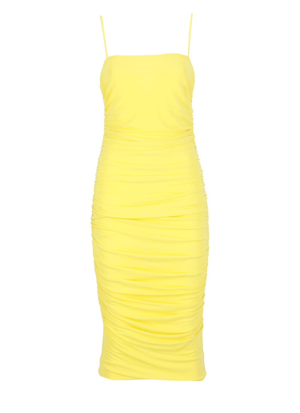 Shop Pinko Forza Dress In Yellow