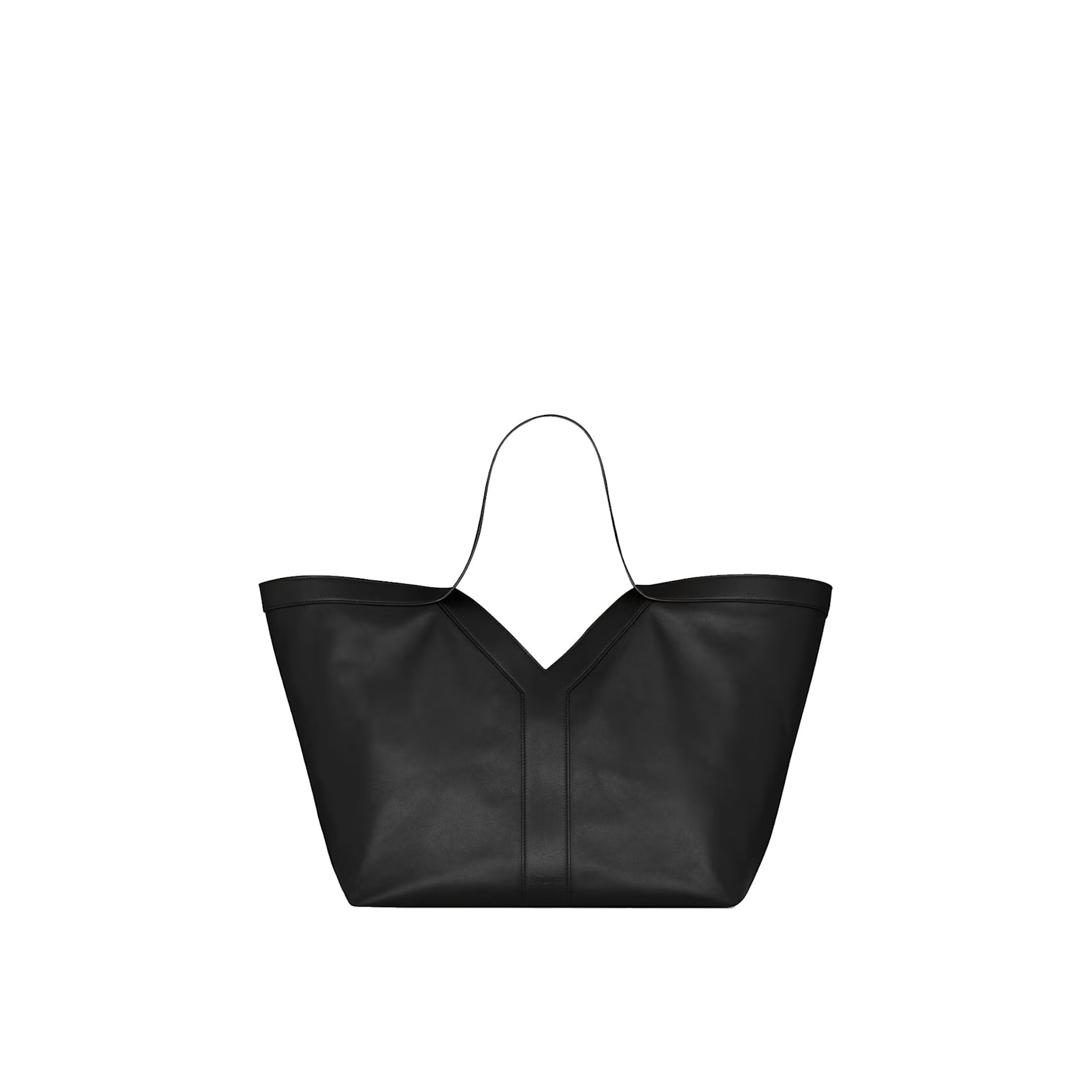 Saint Laurent Tote Y Leather Bag In Black