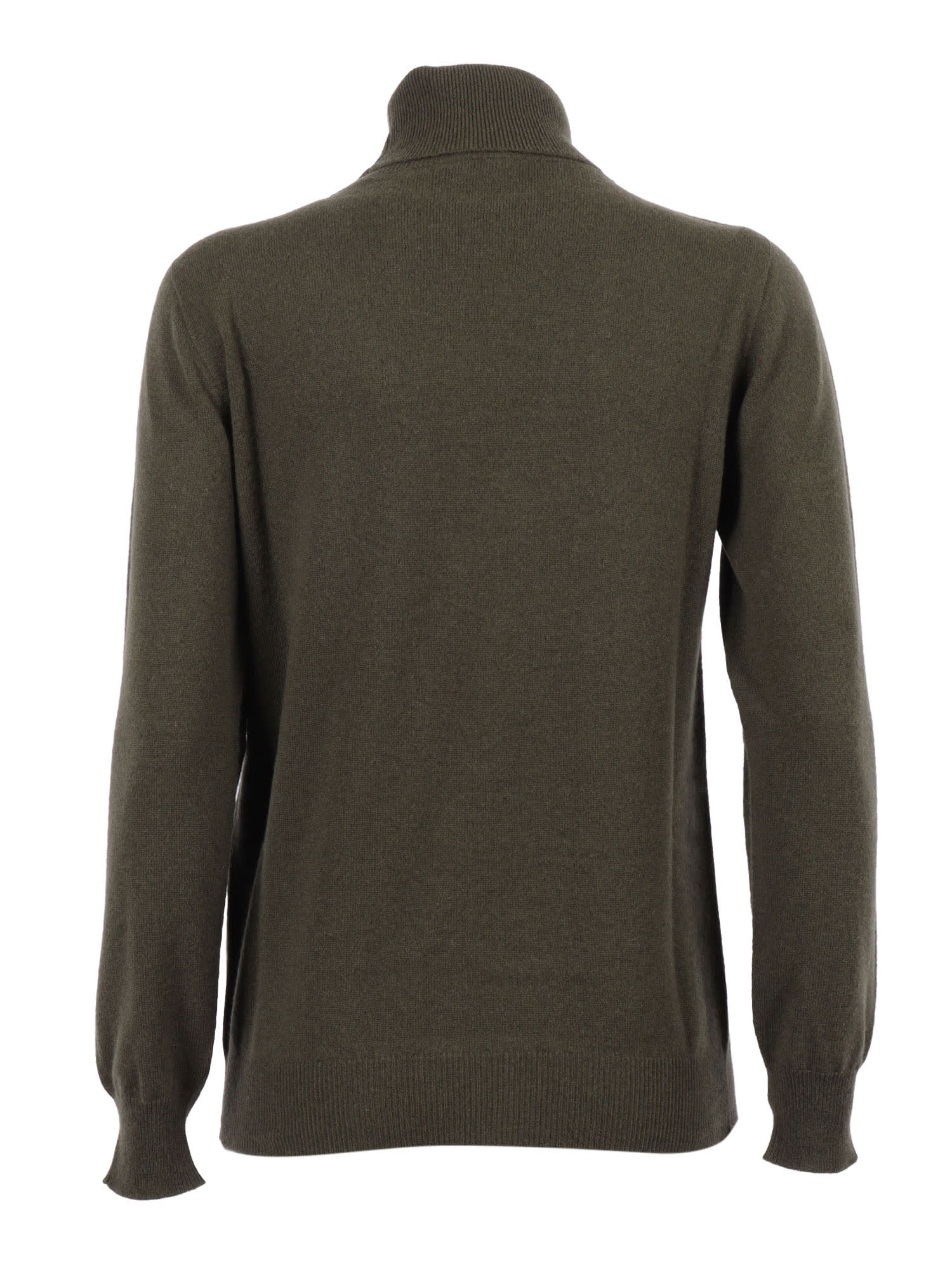 Kangra Cashmere Seamless Regular Fit Turtleneck Sweater In Multi