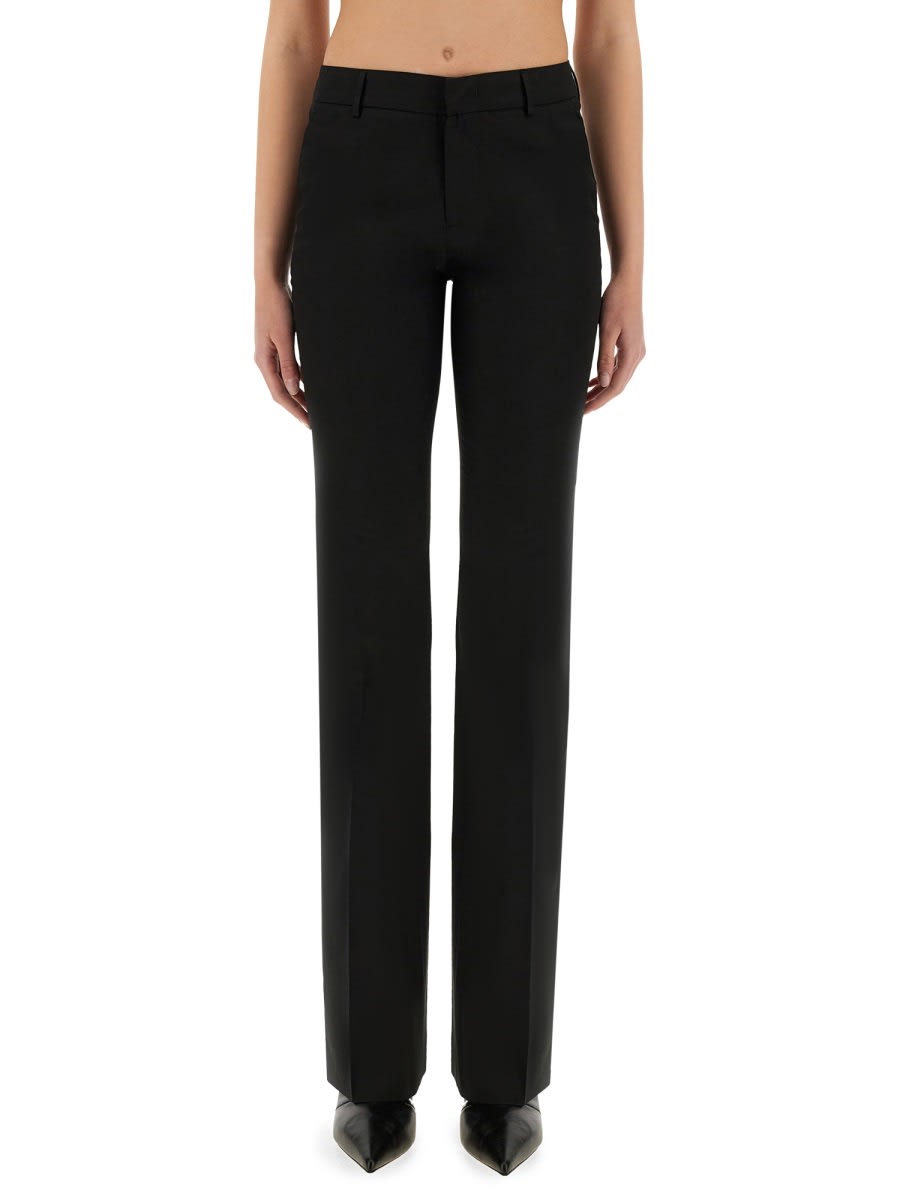 Pt Torino Flared Trousers Belt Loops