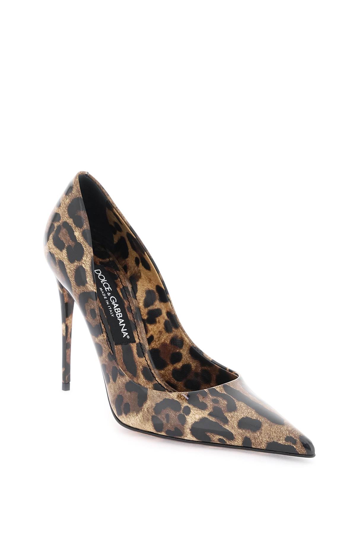 Shop Dolce & Gabbana Animal-print Pumps In Brown