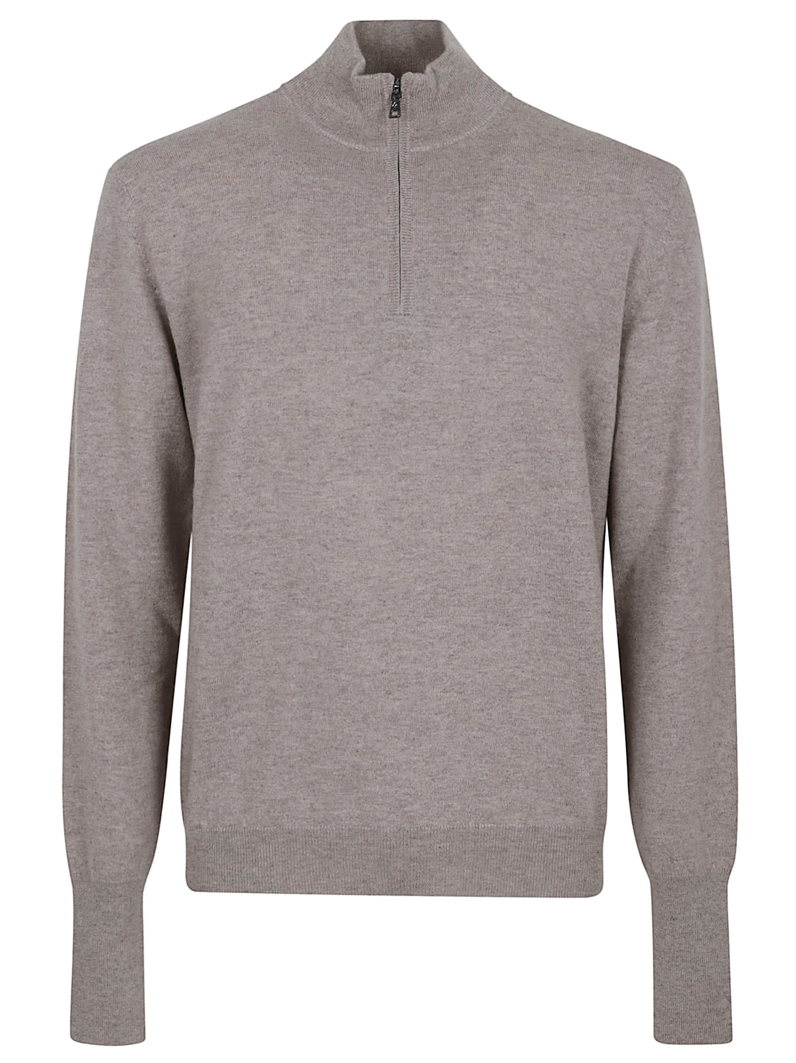 Ballantyne Half Zip Pullover In Gray