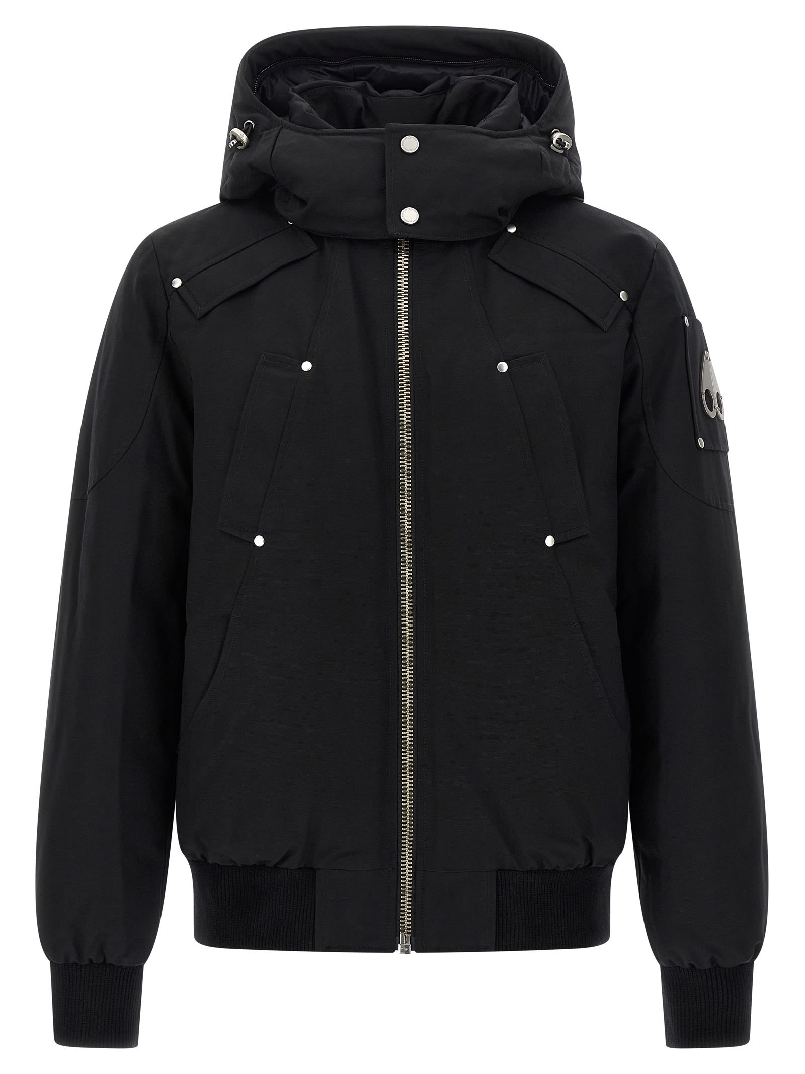 Moose Knuckles Original Ballistic Down Jacket In Black