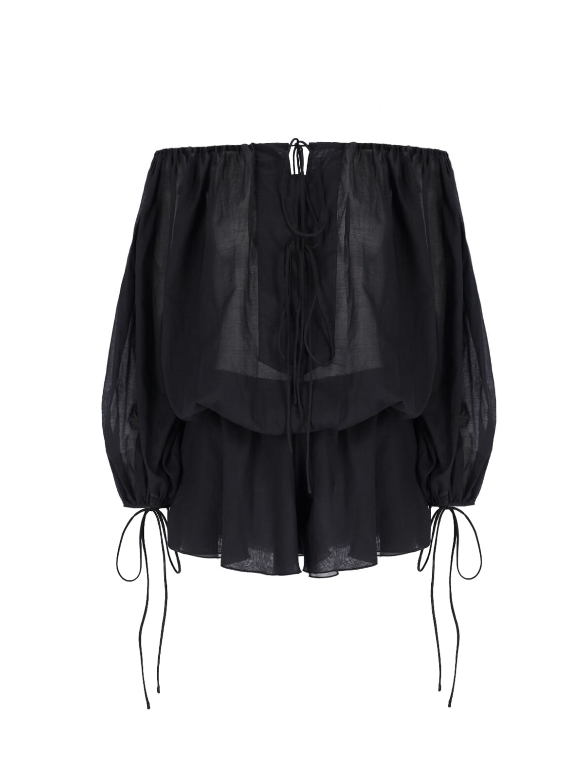The Andamane Wilma Playsuit Jumpsuit In Black