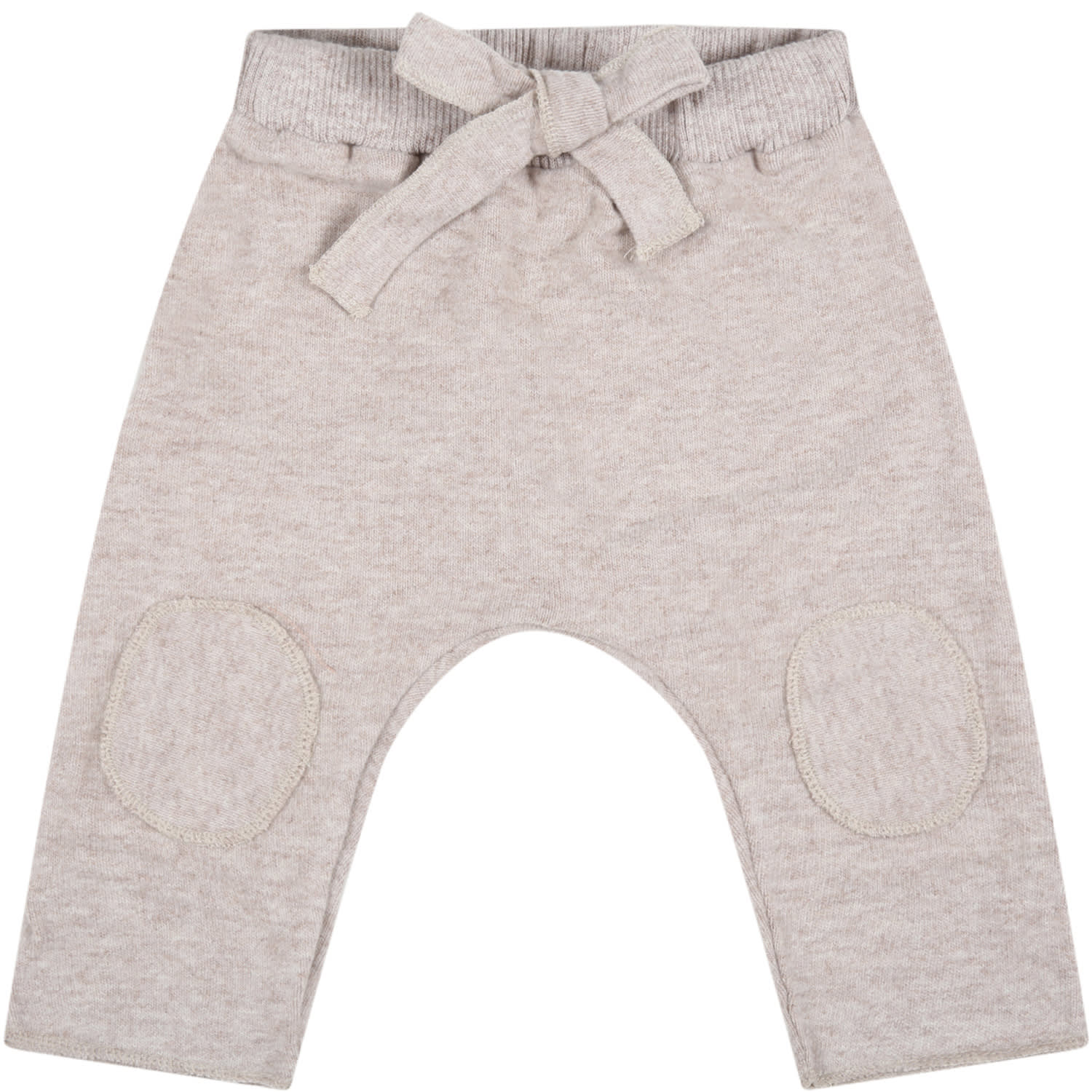 Caffe dOrzo Beige dafne Trousers For Baby Girl With Bow