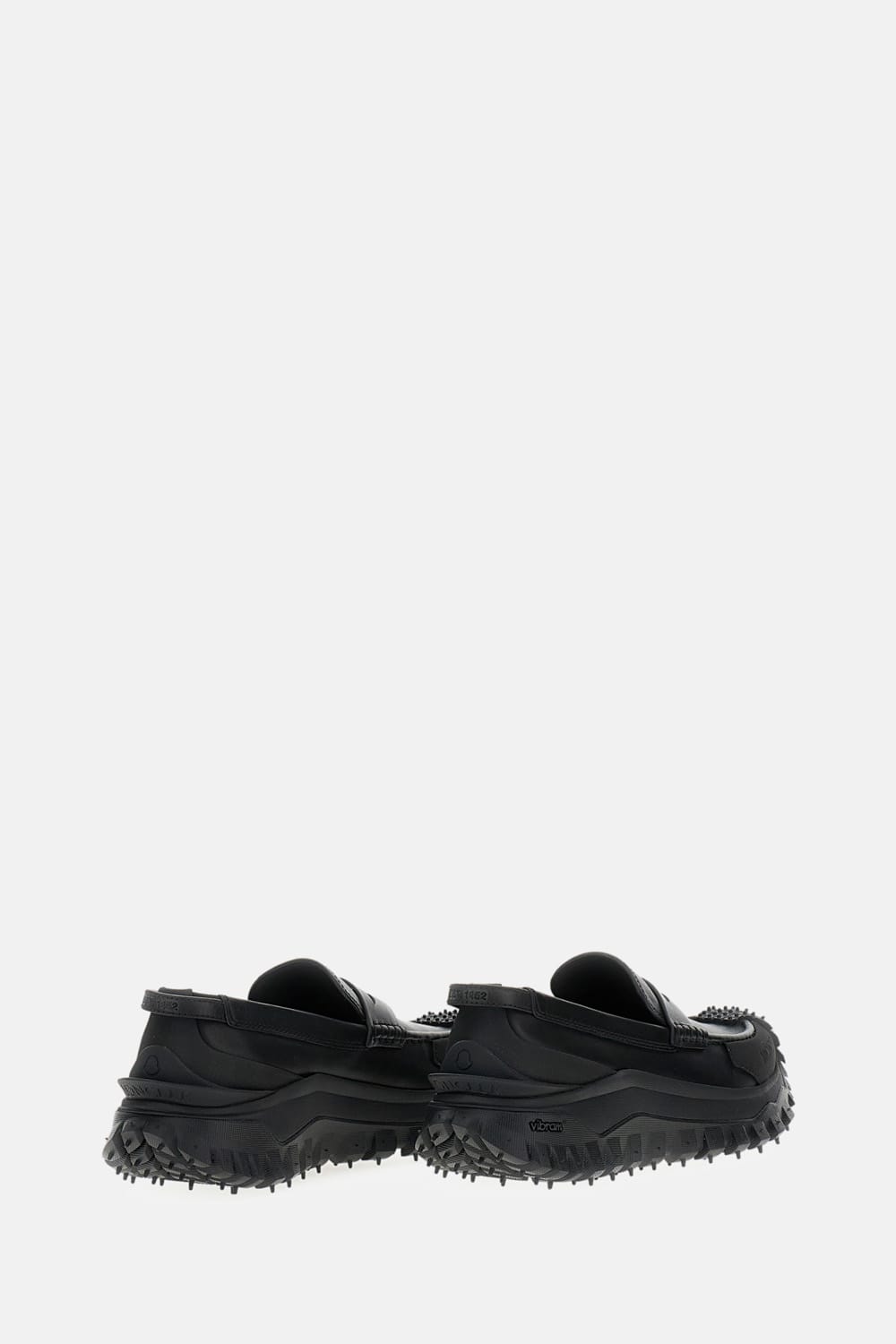 Moncler Men Trailgrip Loafer Sneakers In Black