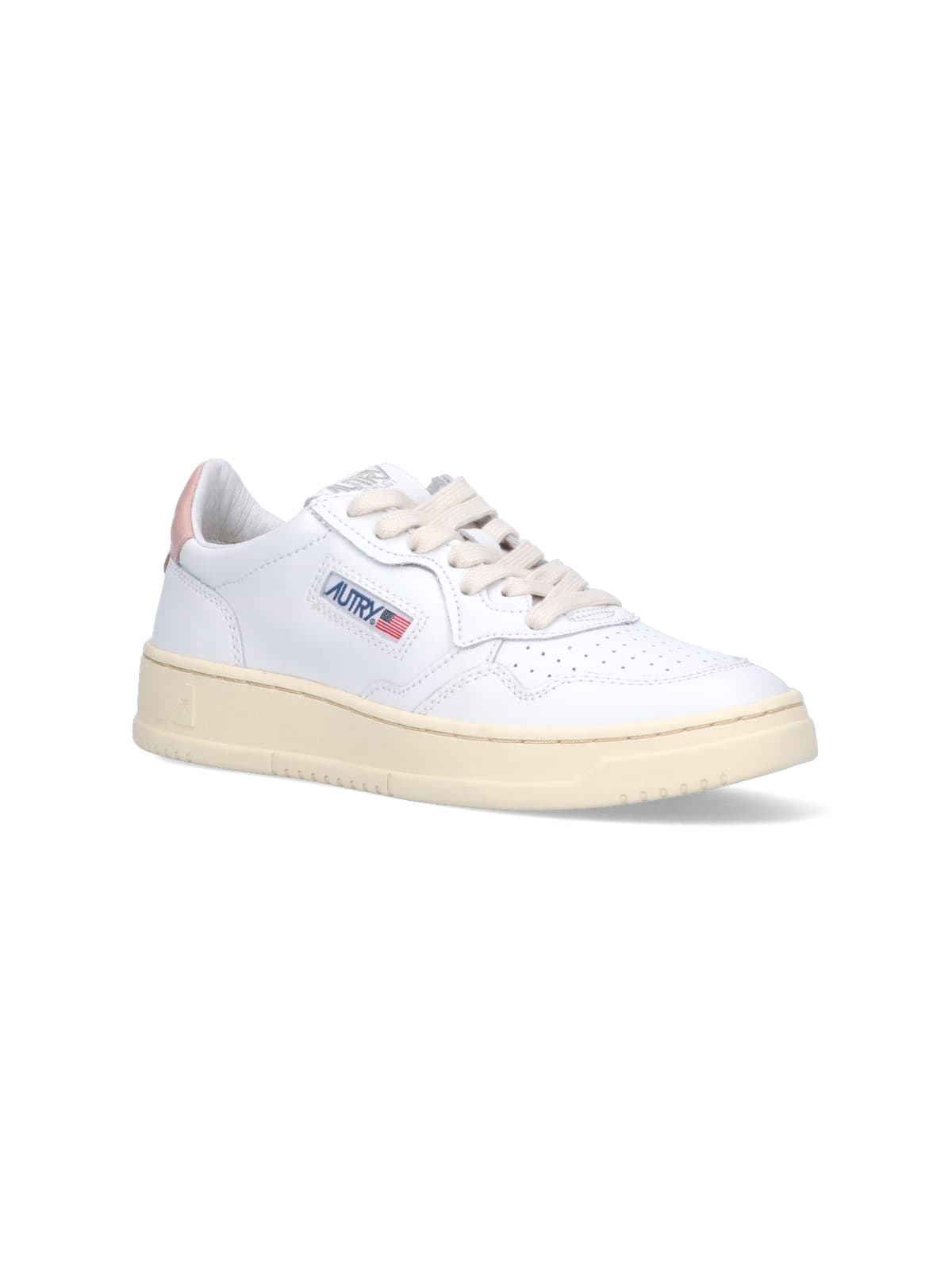 Shop Autry Medalist 01 Low Sneakers In White