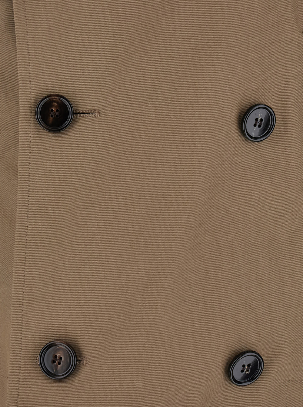 Burberry Men Brown Jacket With Lapels On The Front And Belts On The Cuffs In Cotton Man In Brown