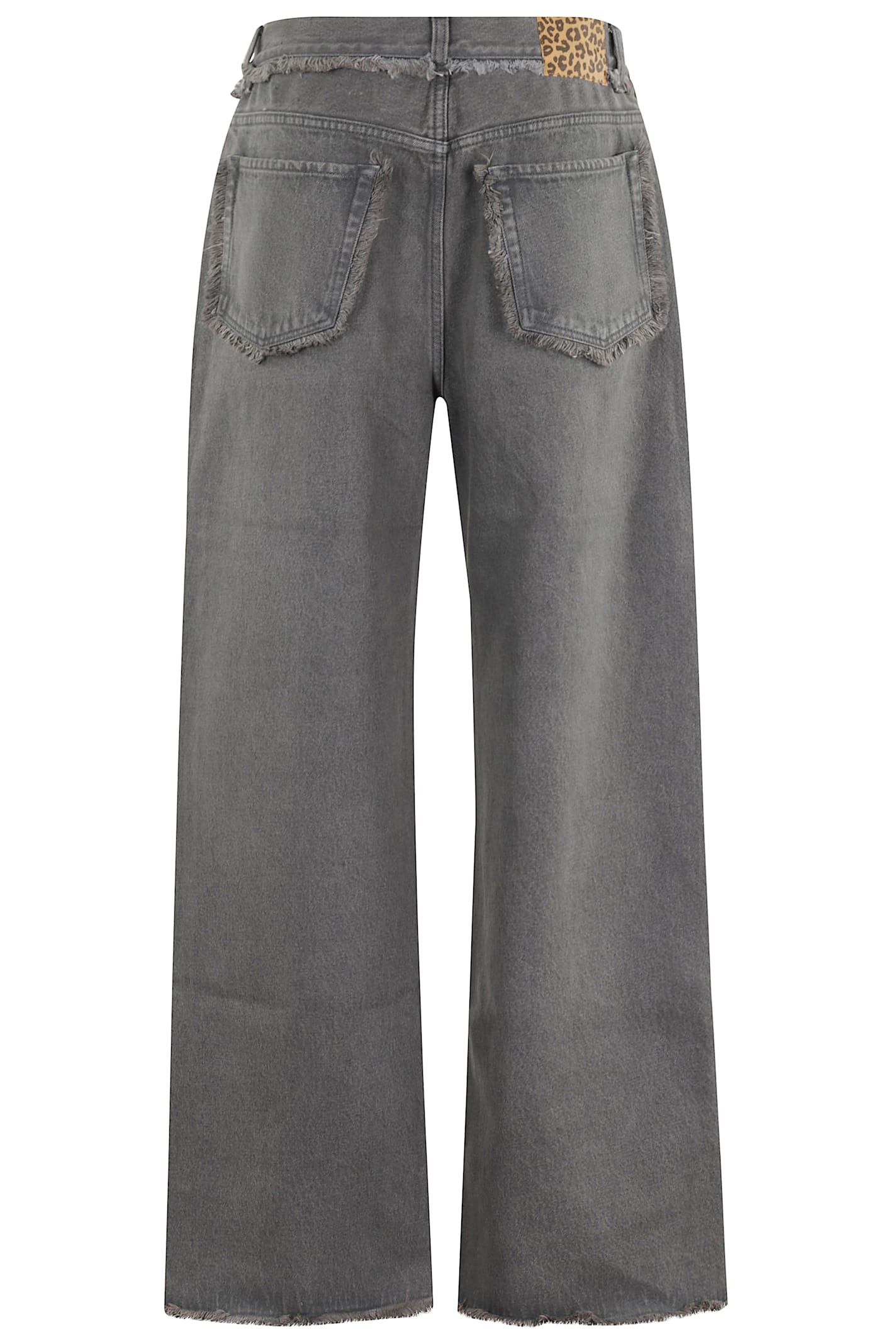 Alanui Free Horizons Relaxed D Pants In Gray