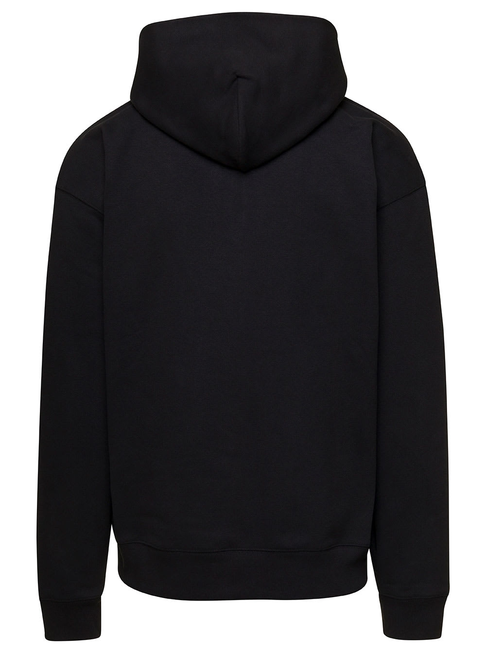 Shop Kenzo Oversized Black Sweatshirt With Target Print In Stretch Cotton Man