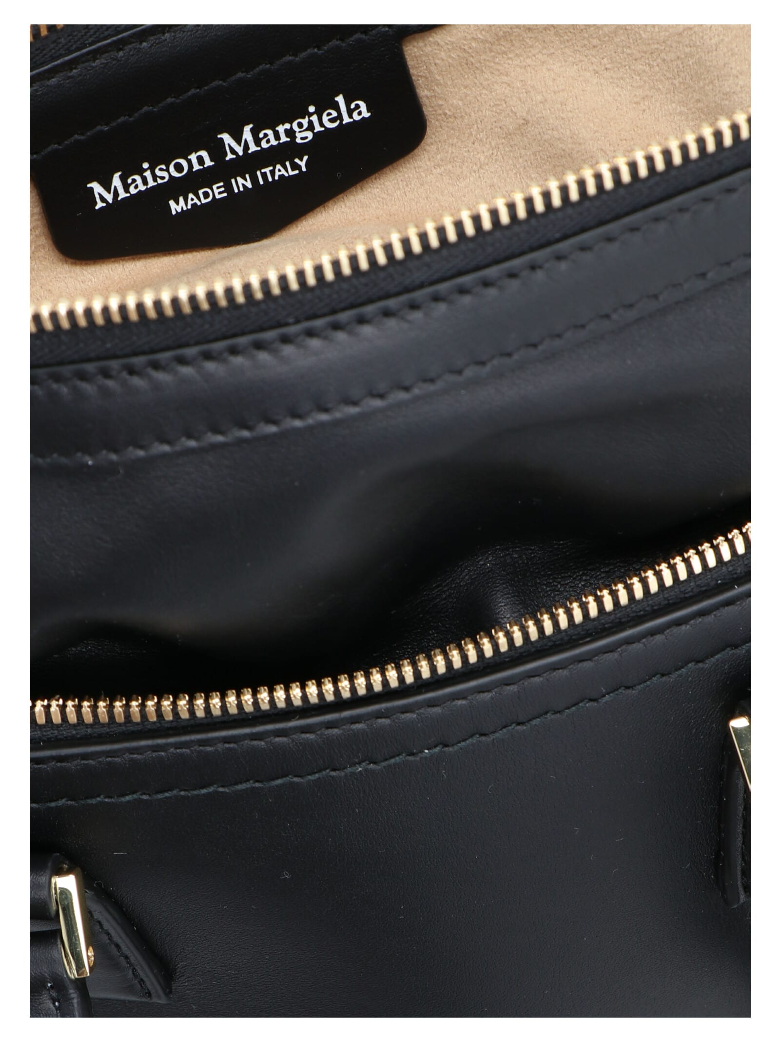 Shop Maison Margiela 5ac Mini Handbag In Black