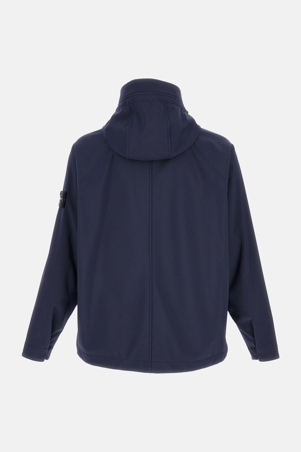 Stone Island Recycled Polyester Waterproof Jacket With Hood In Blue