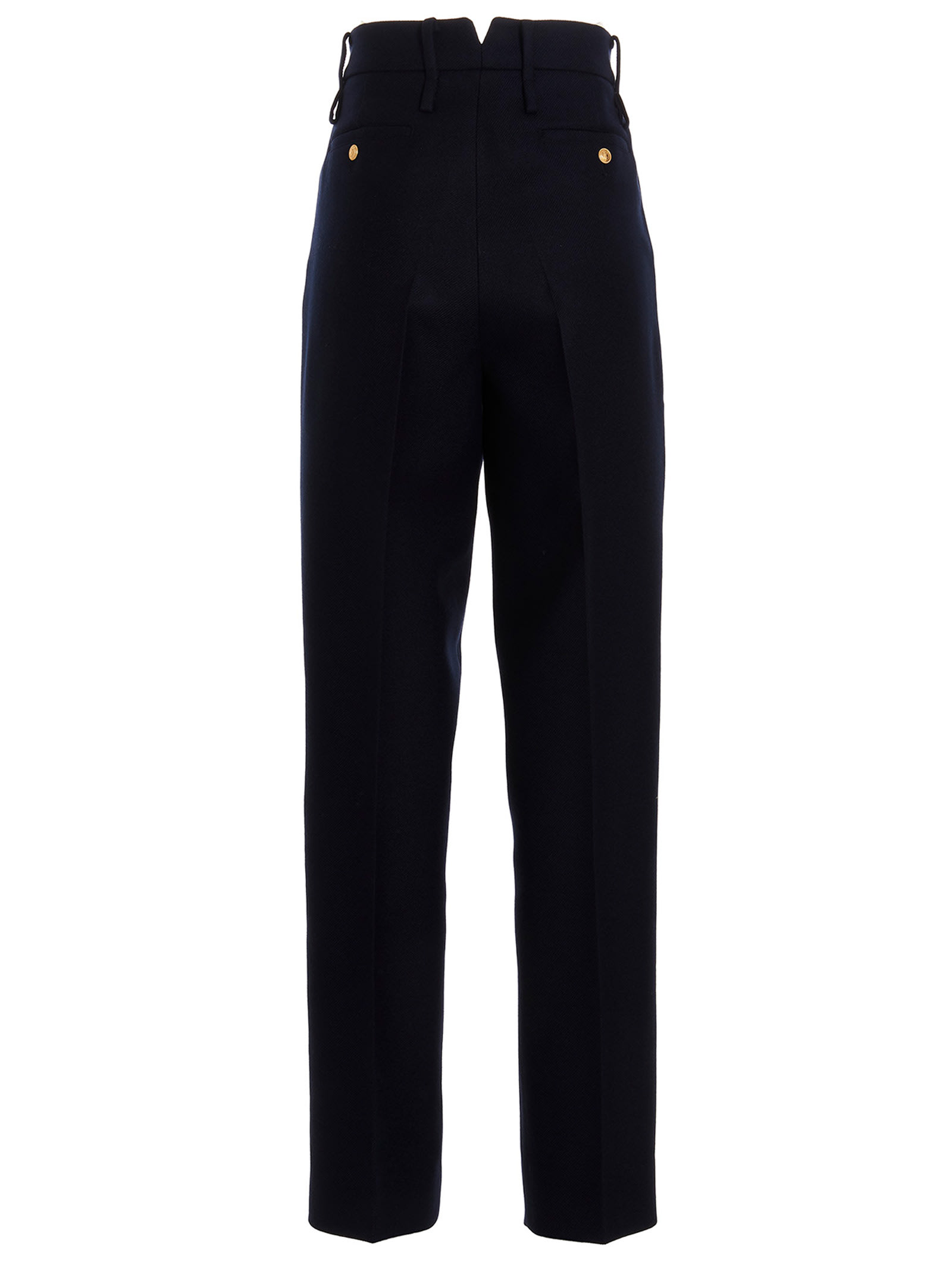 Gucci Tailored Wool Pants In Blue