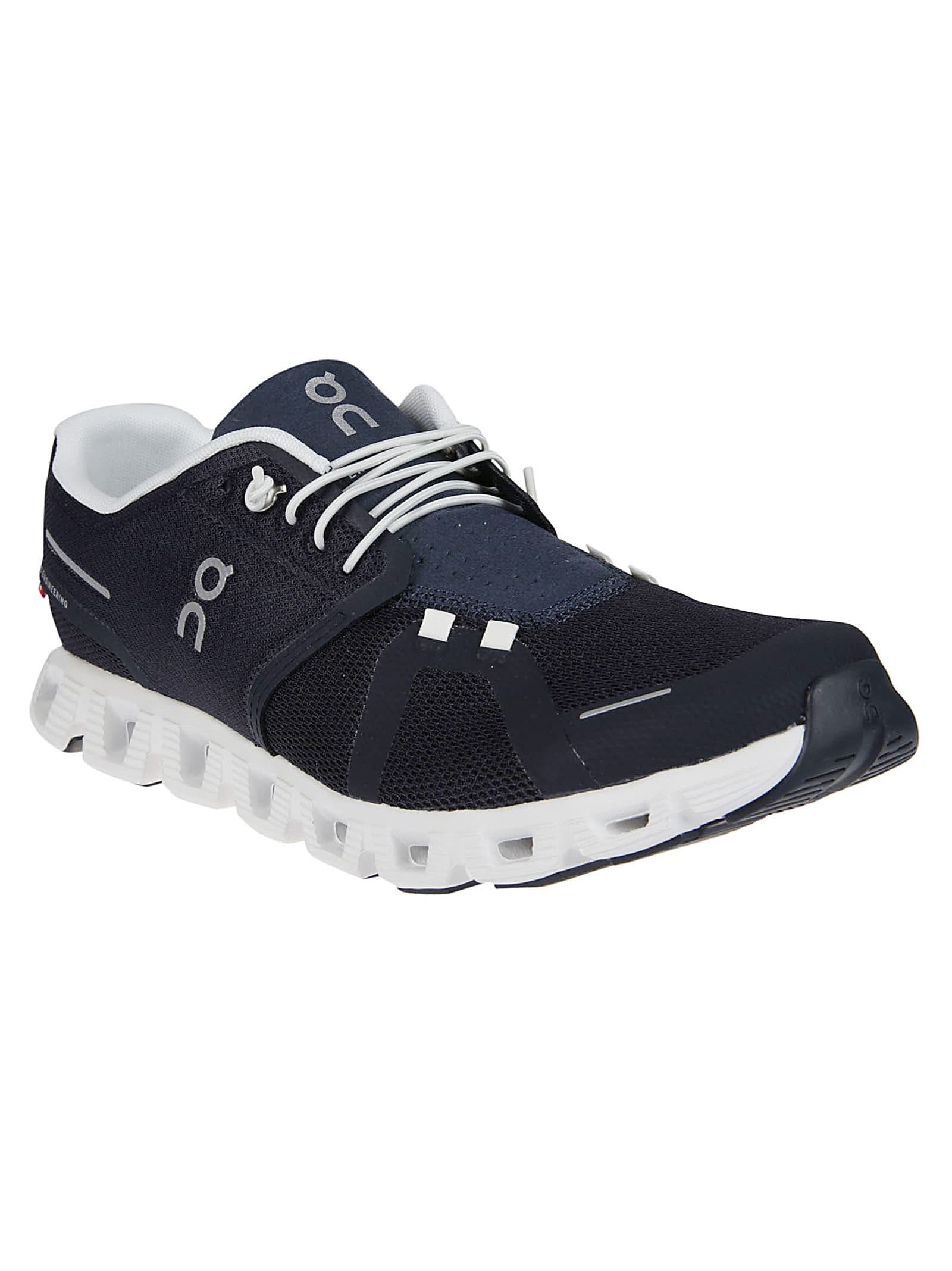 Shop On Cloud 5 Sneakers In Midnight/white
