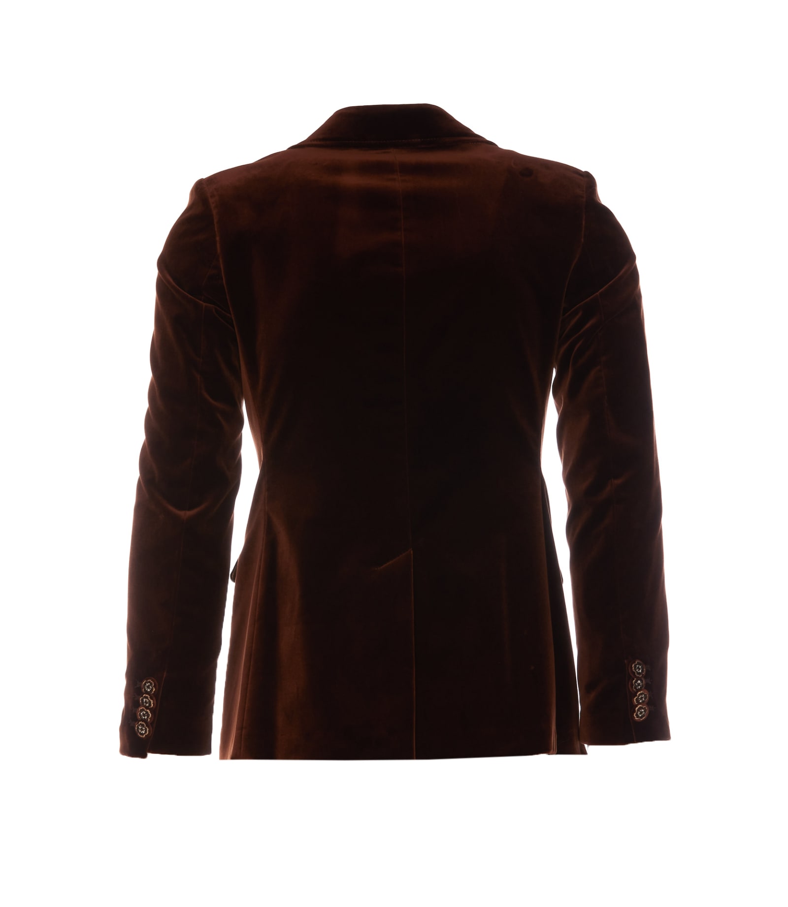 Shop Etro Velvet Jacket  In Black