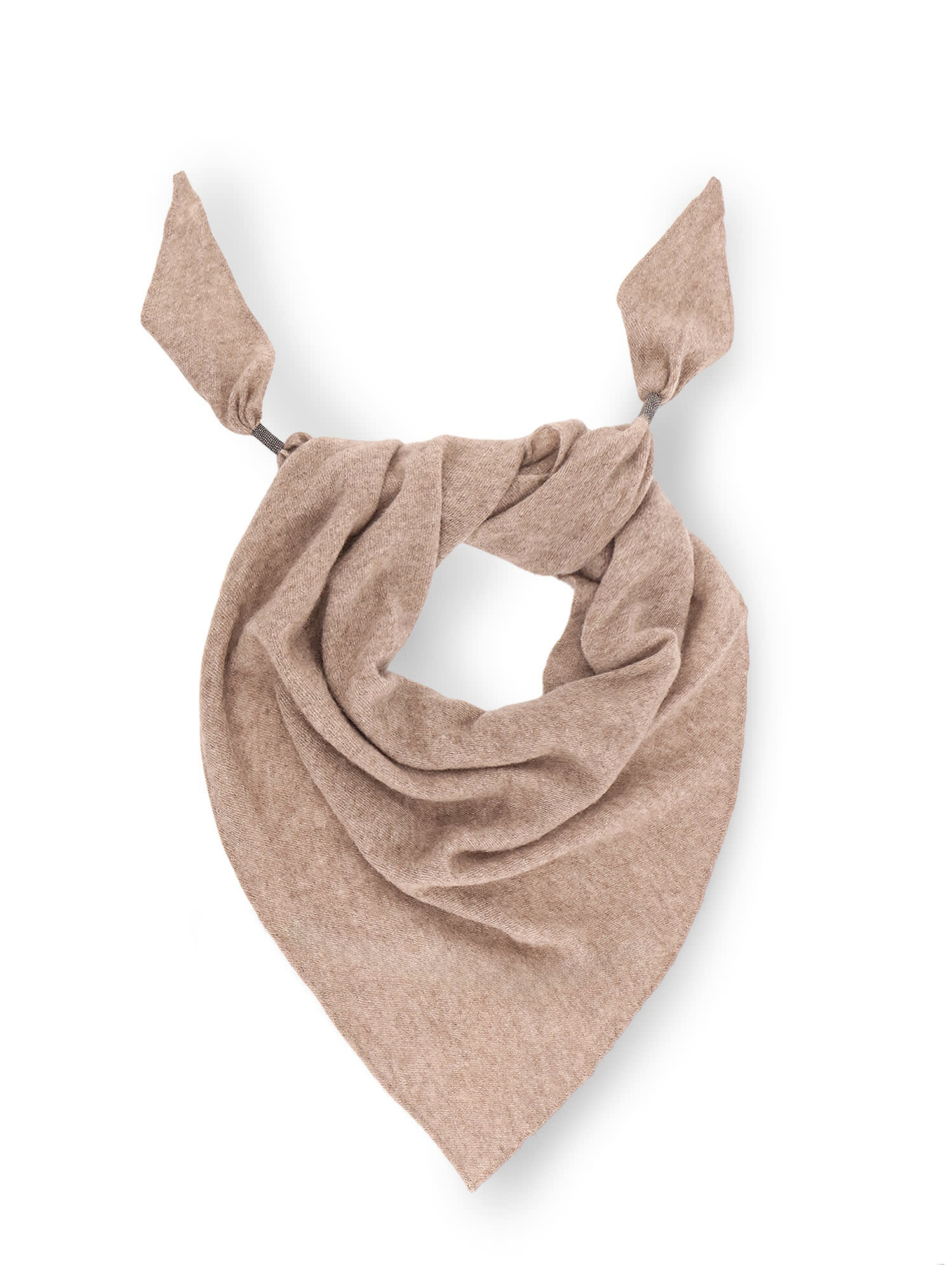 Brunello Cucinelli Cashmere Scarf With Monili Detail