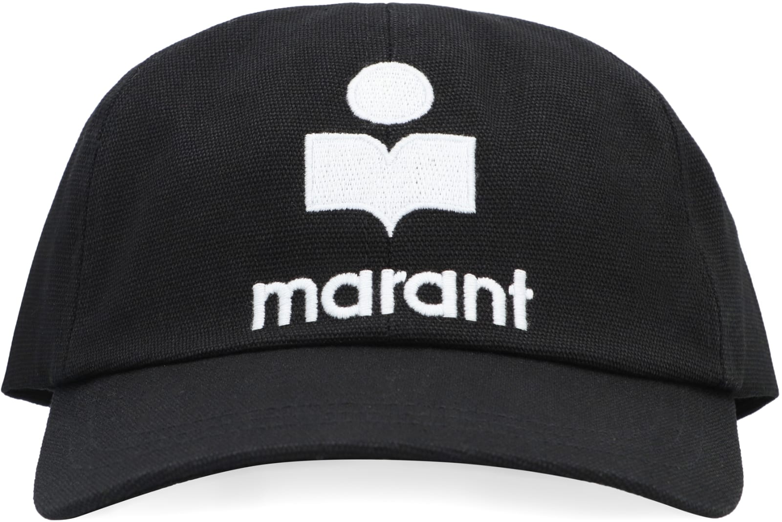 Shop Isabel Marant Tyron Logo Baseball Cap In Black