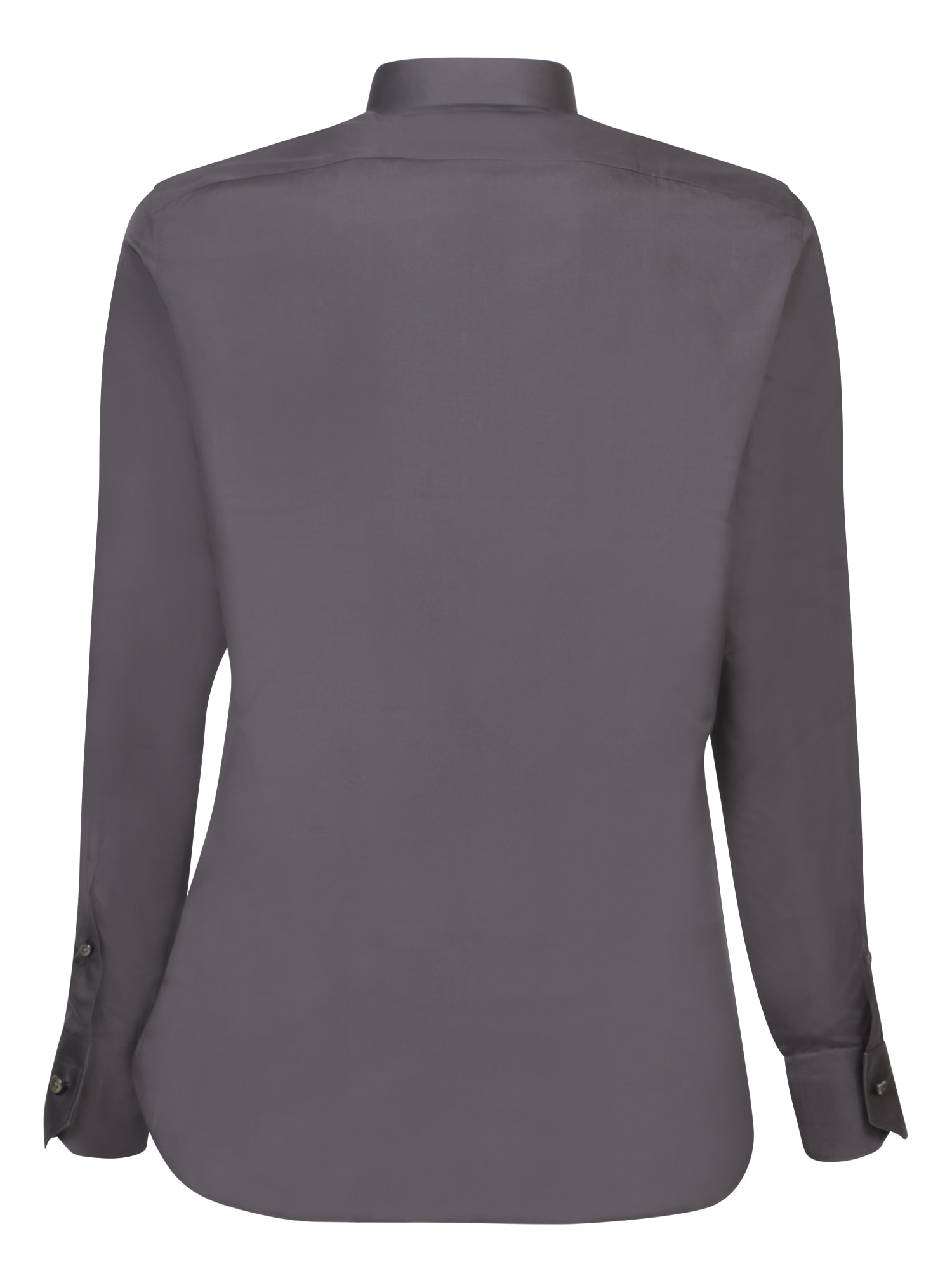 Shop Zegna Dark Grey Trofeo Comfort Shirt