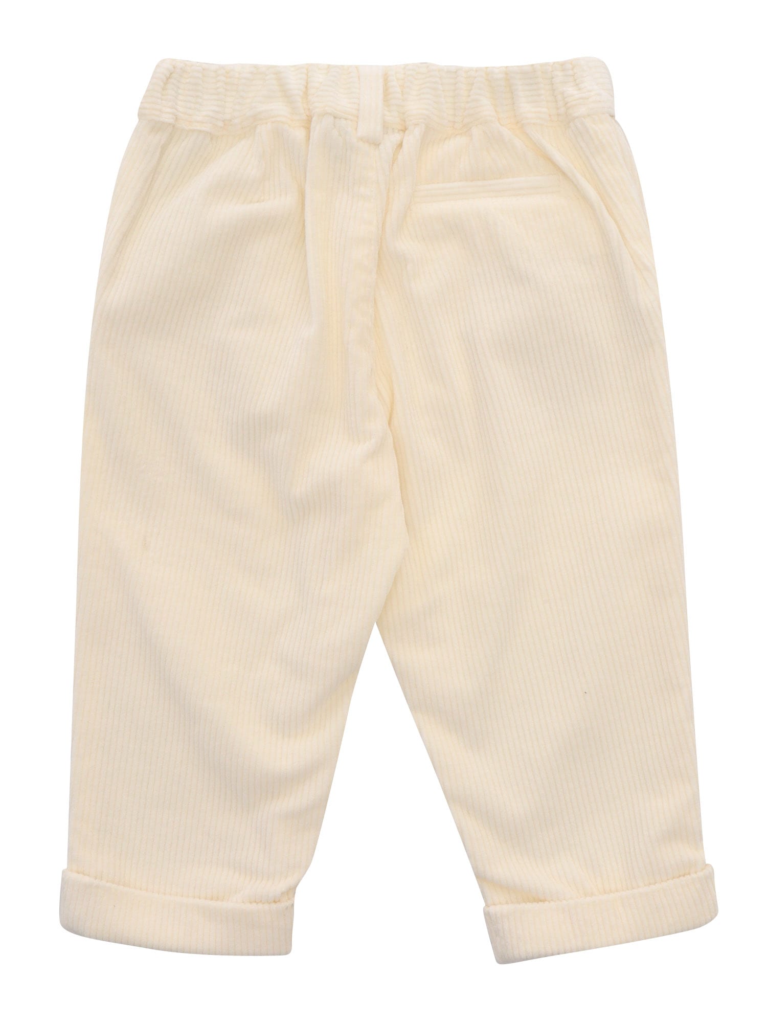 Fendi Corduroy Trousers In White