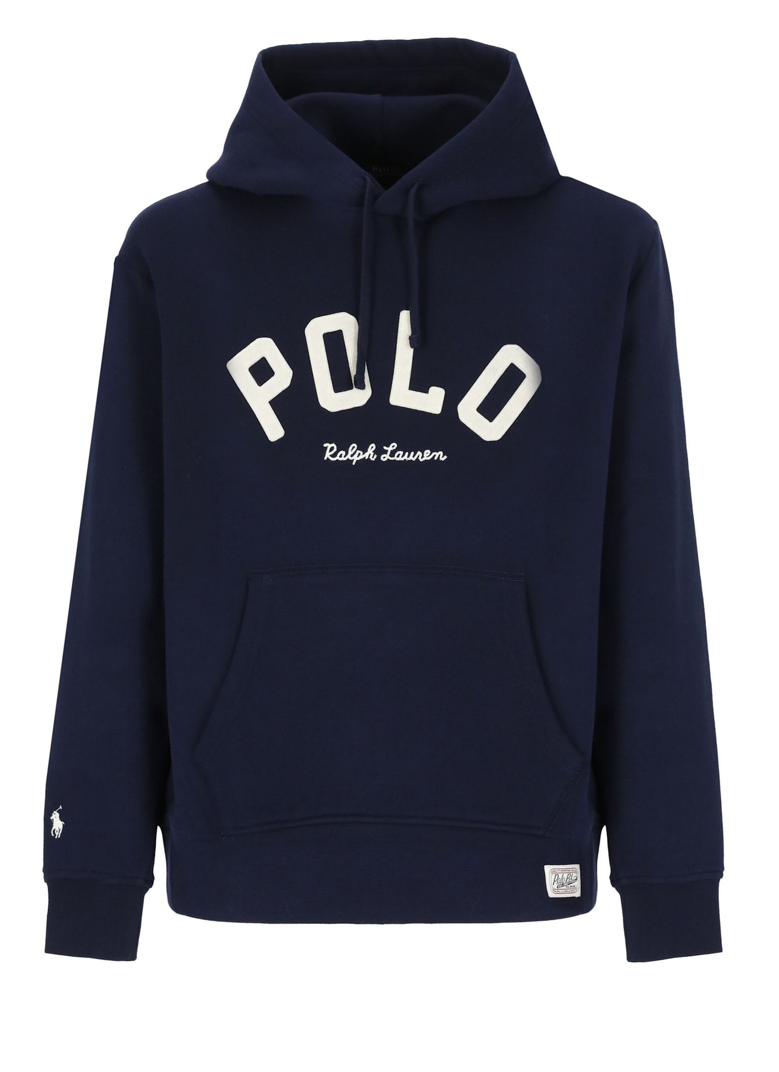 Ralph Lauren Hoodie With Logo In Blue