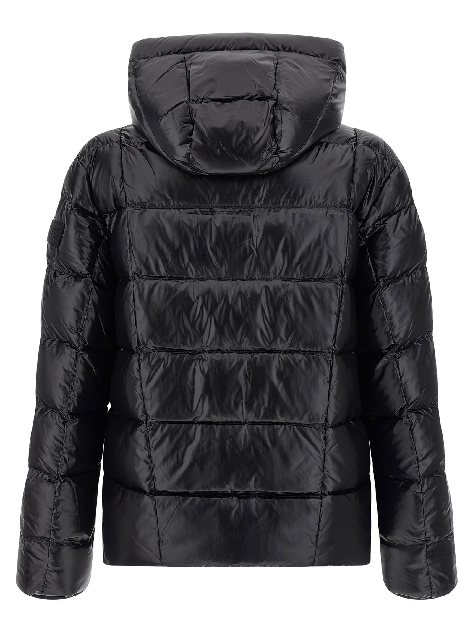 Mackage Long-sleeved Hooded Cotton Jacket In Black