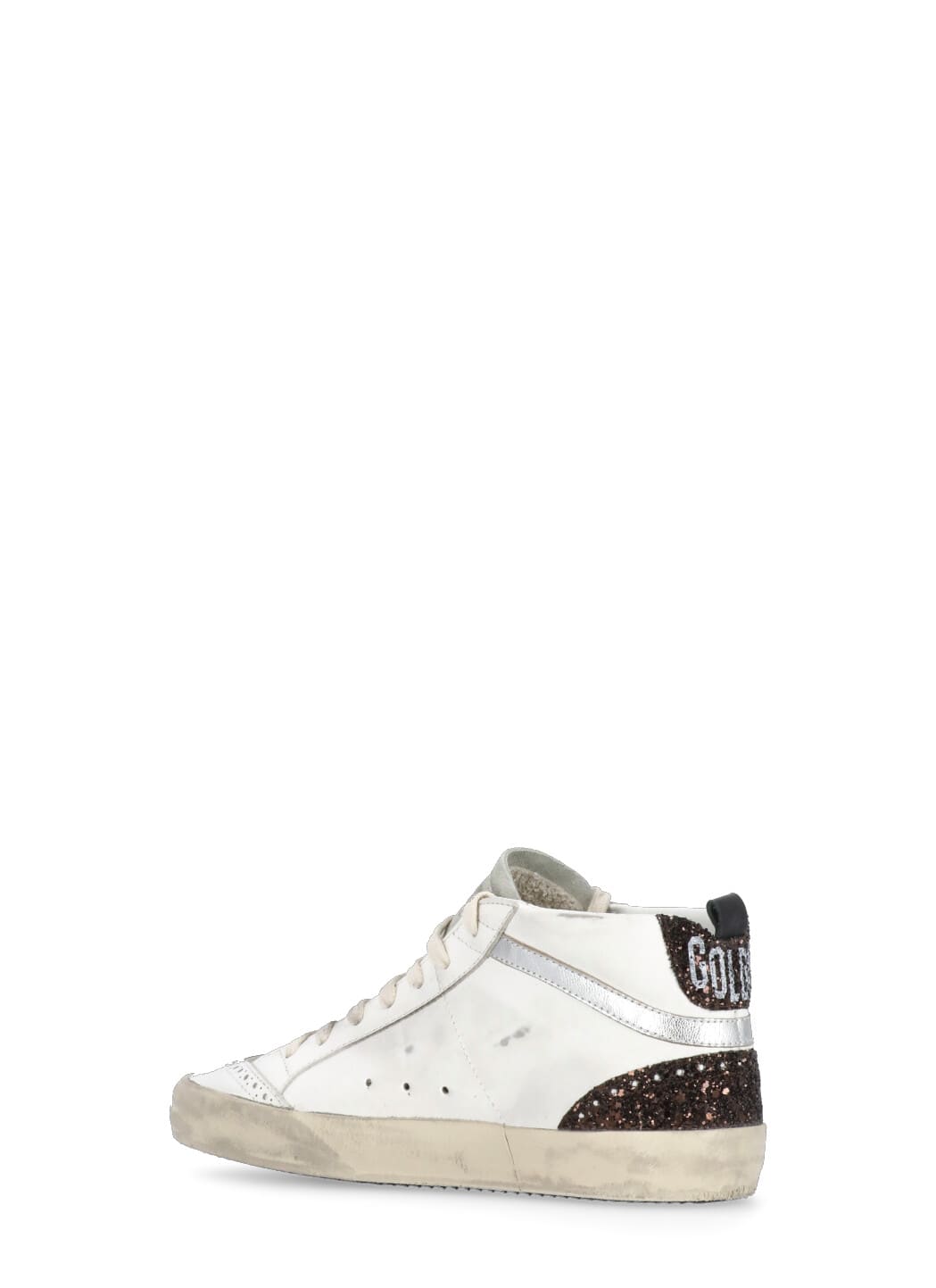 Shop Golden Goose Mid Star Sneakers In White