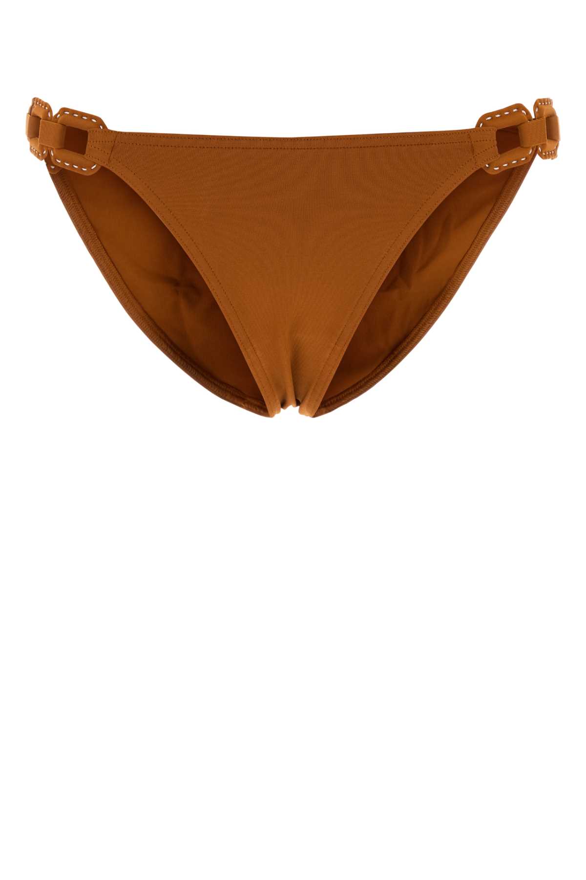Eres Women Caramel Stretch Nylon Abordage Bikini Bottom In Brown