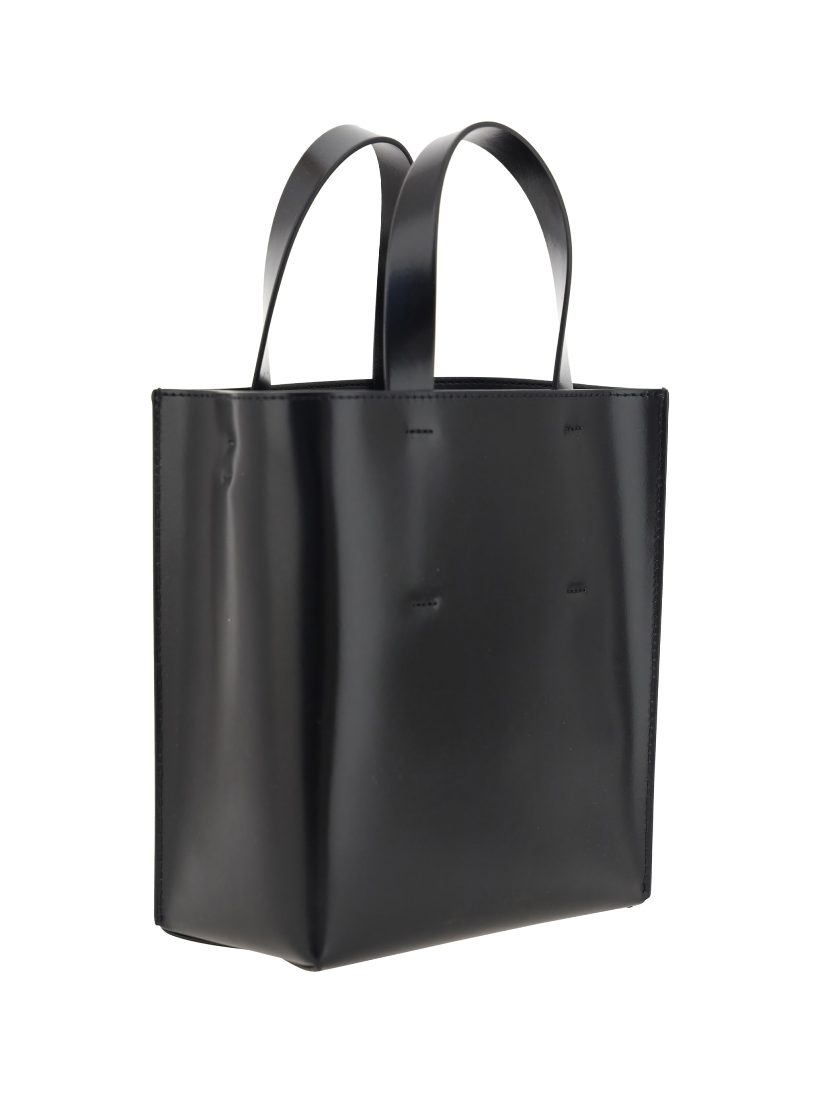 Shop Marni Museo Mini Tote Bag In Black