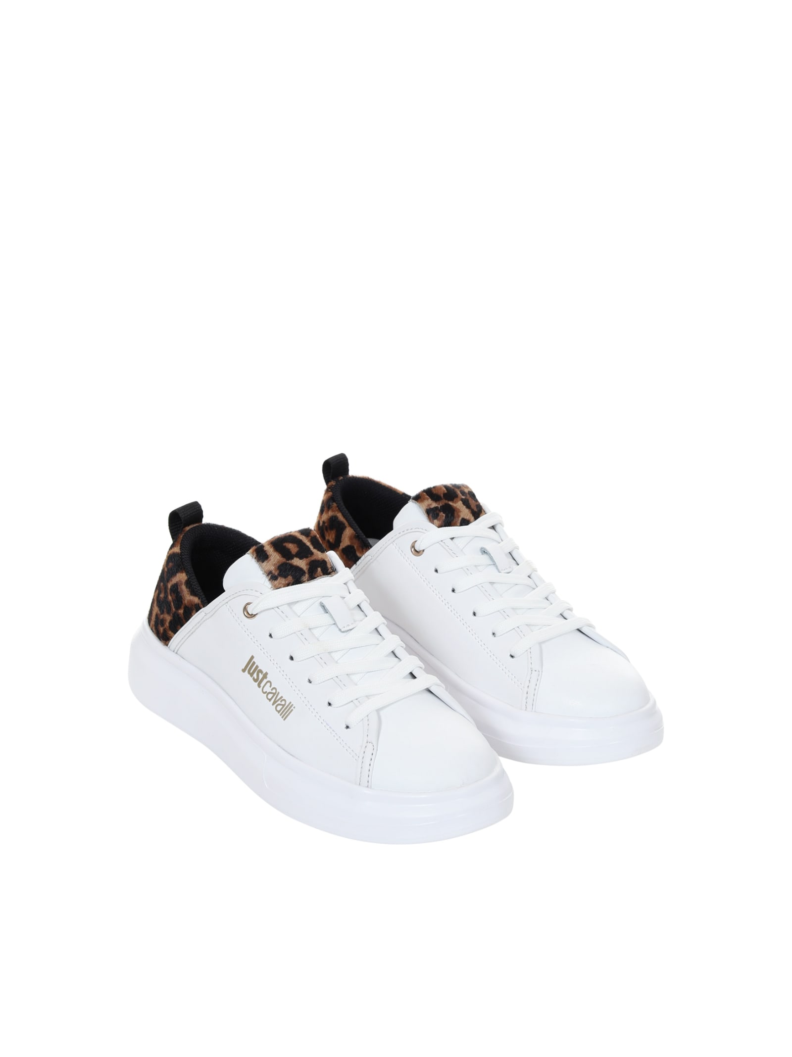 Just Cavalli Sneakers In White