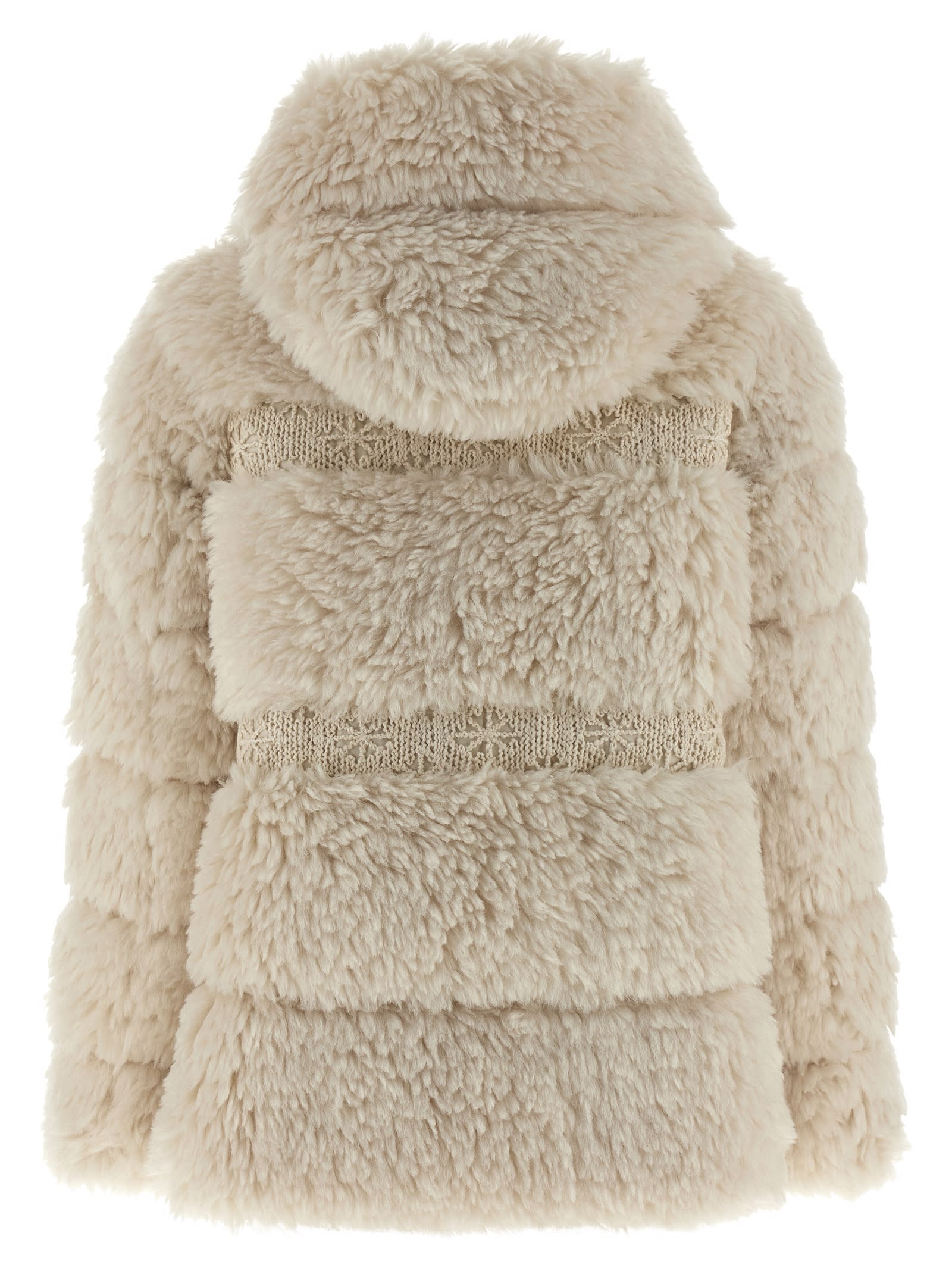 Moncler Verie Down Jacket In Neutral
