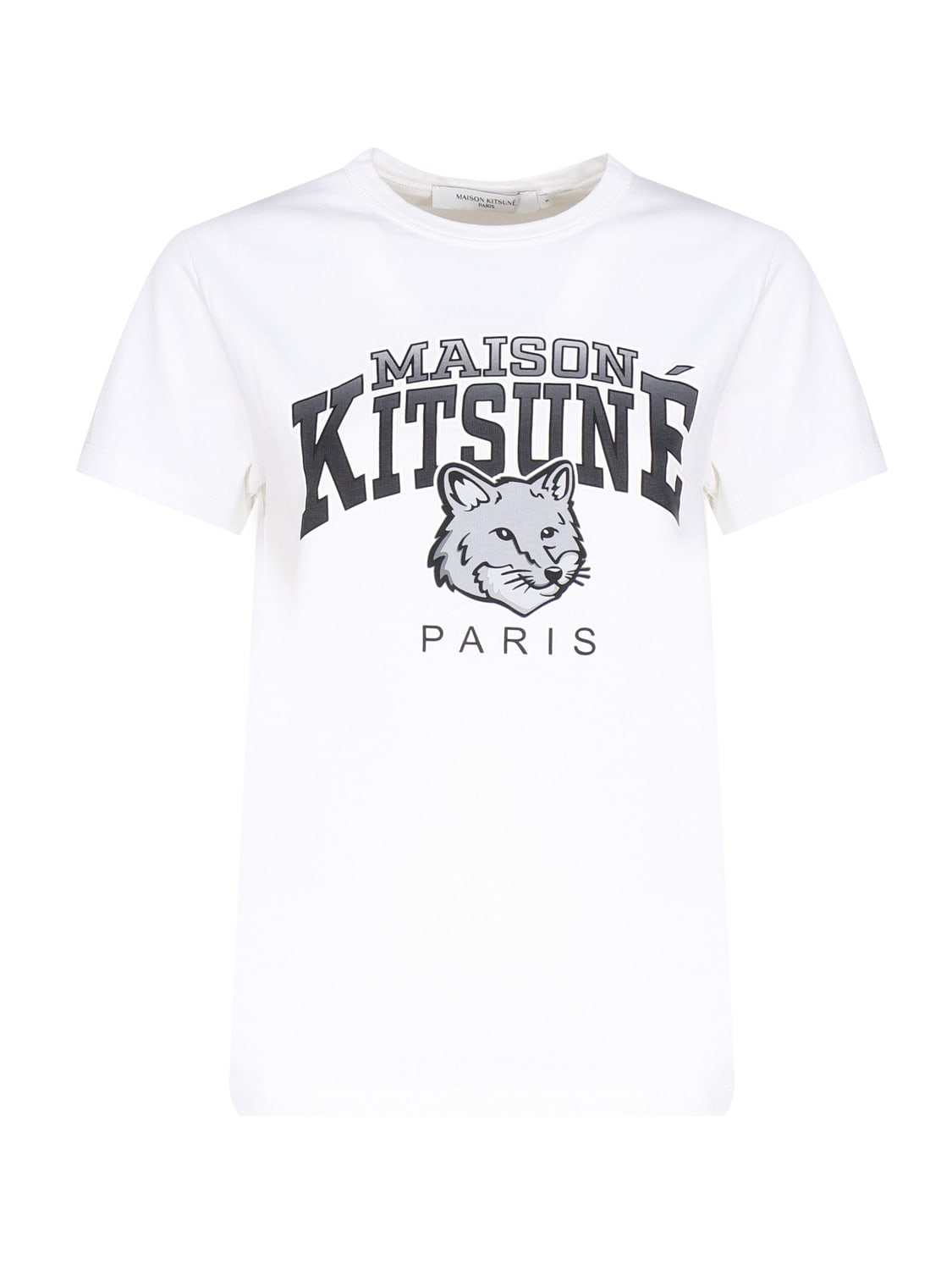 Shop Maison Kitsuné Maglietta Con Stampa