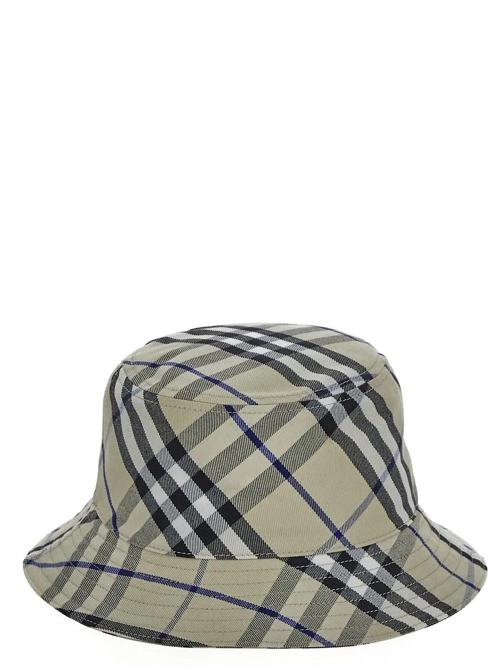 Shop Burberry Bucket Hat In White