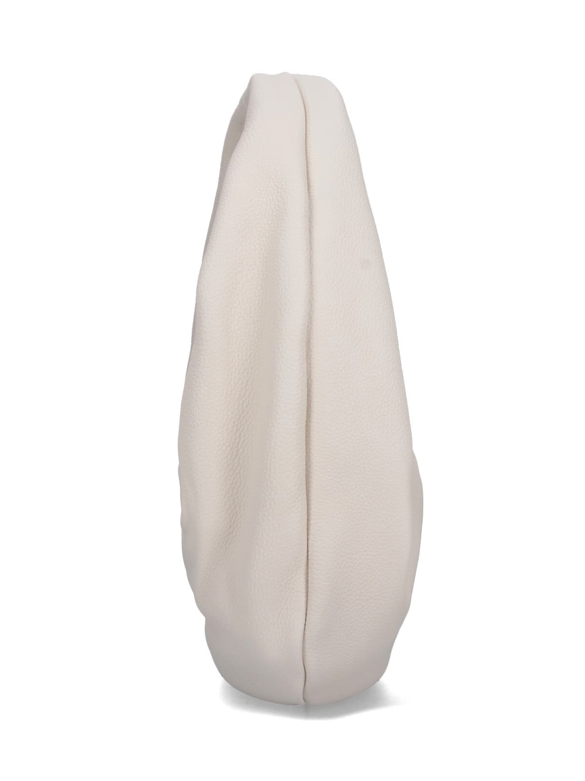 Khaite Womens Olivia Hobo Medium Leather Shoulder Bag Dark Ivory In Cream