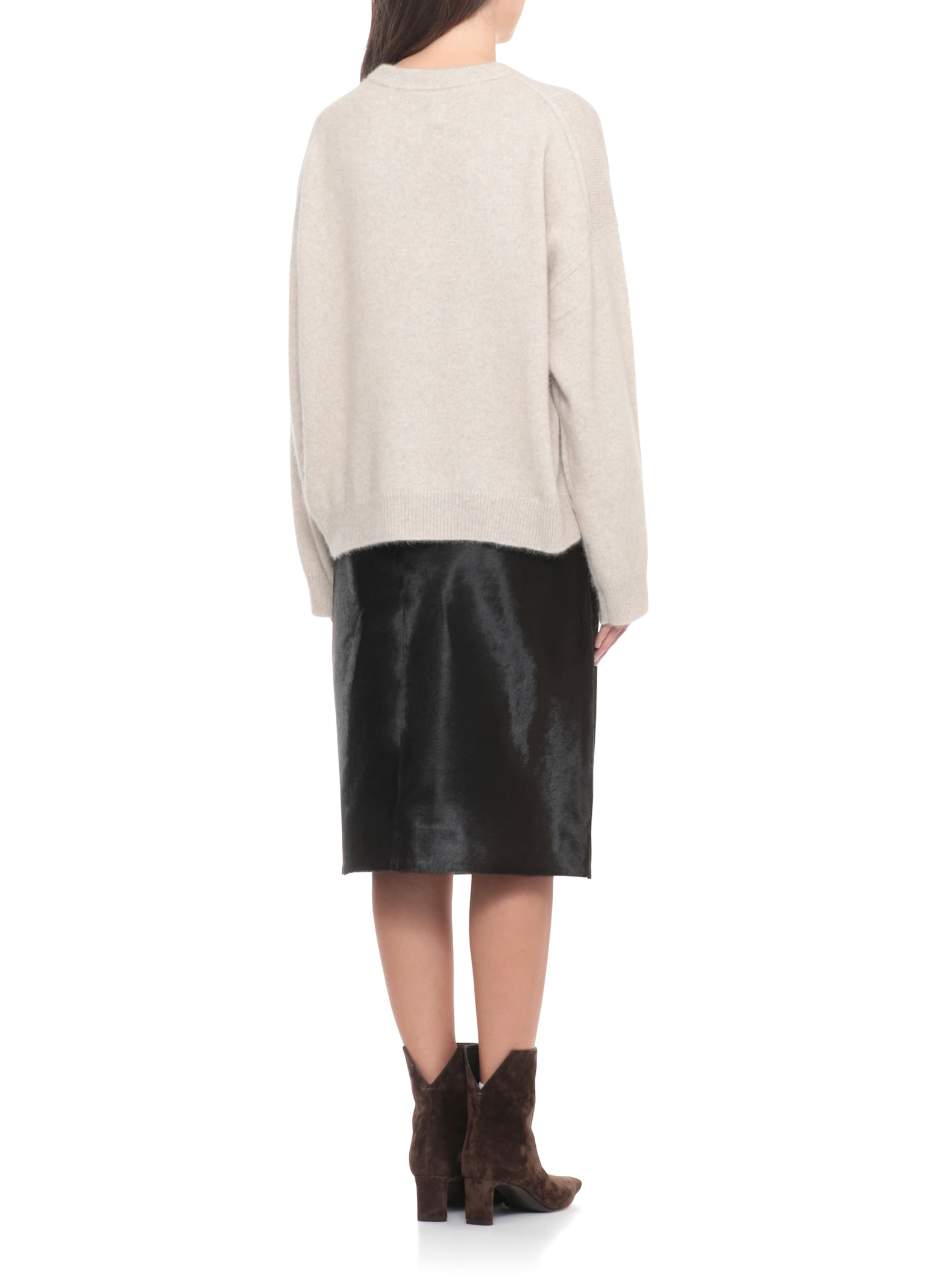 Loulou Studio Tristan Sweater In Neutral