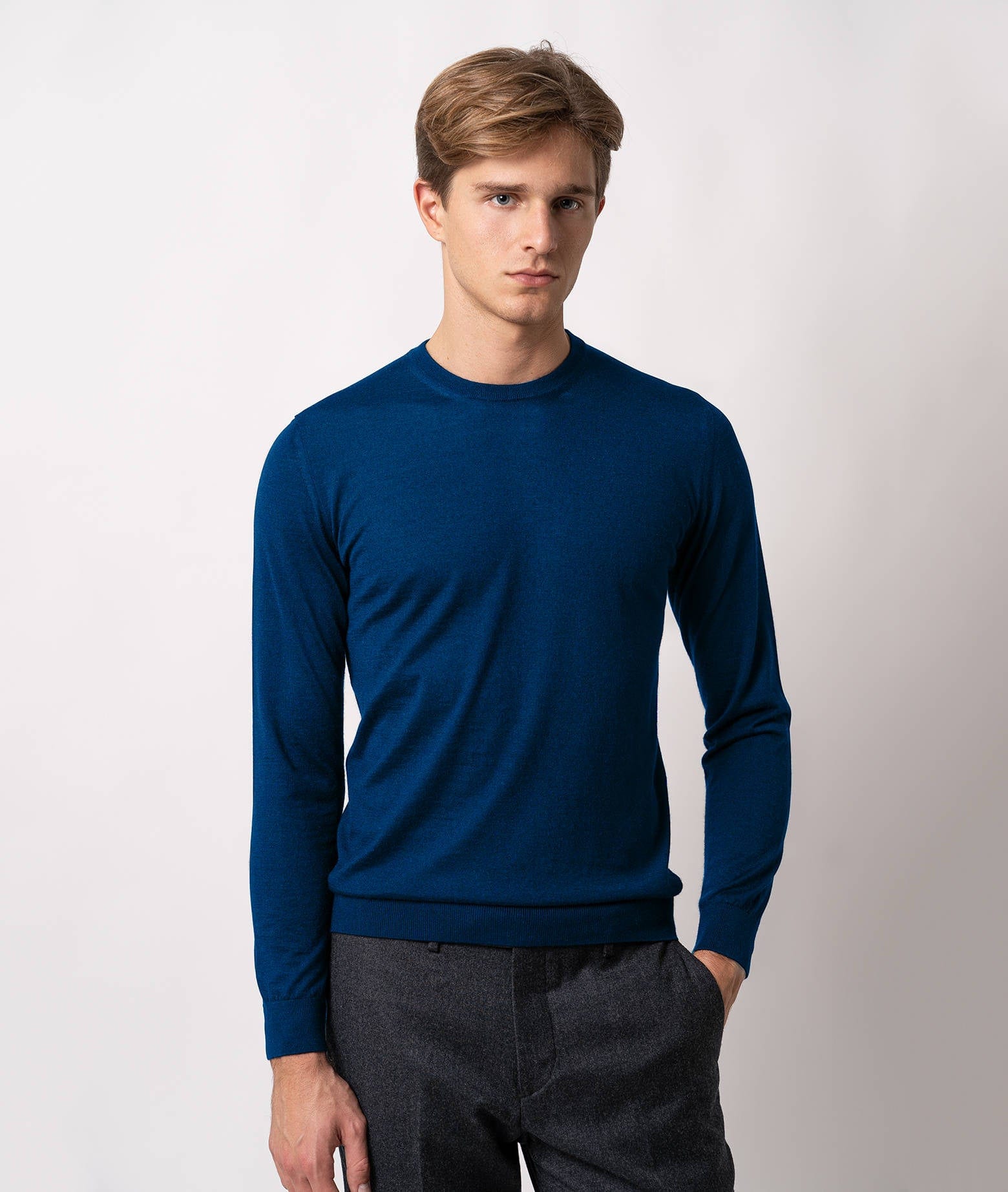Larusmiani Sweater Pullman Sweater In Blue