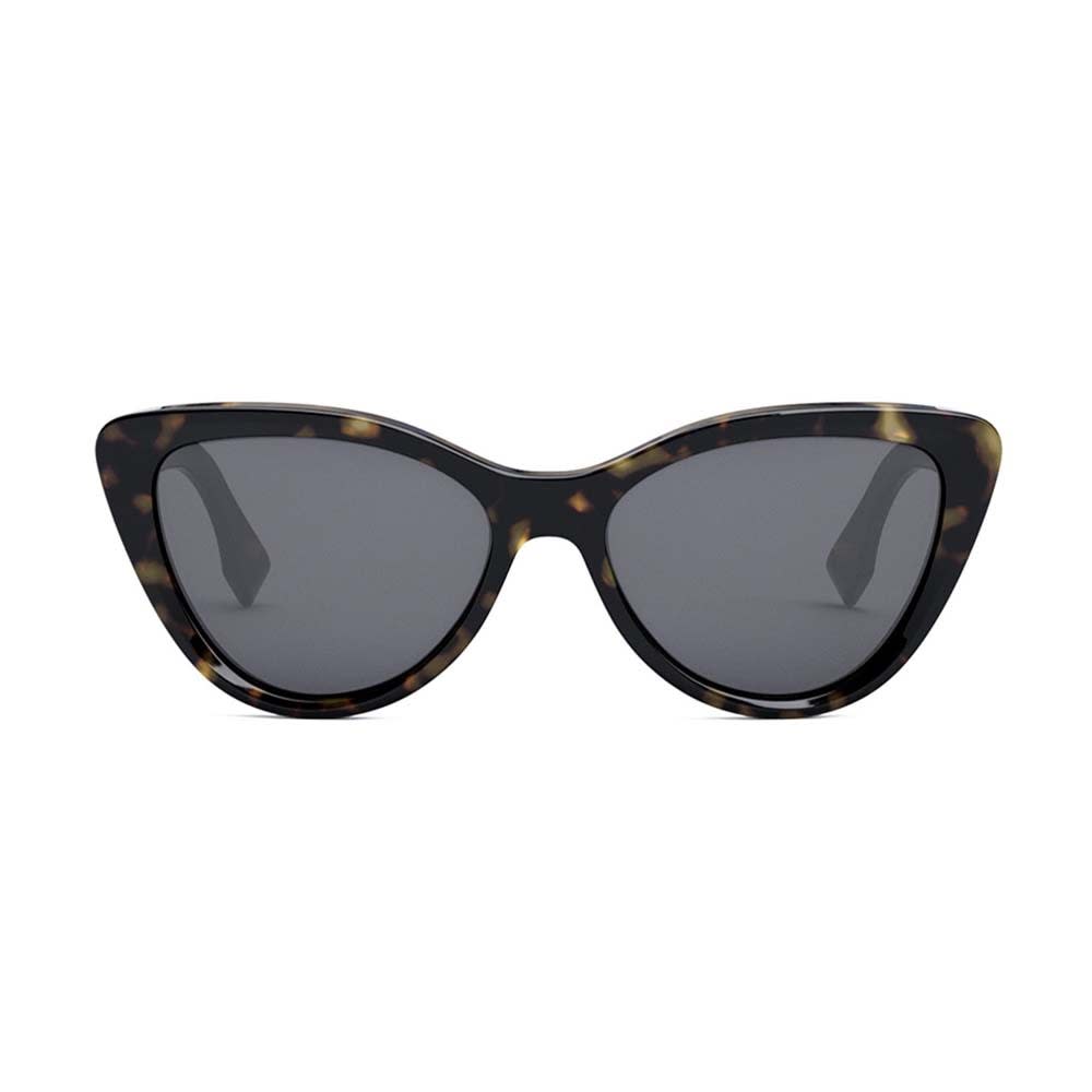 Fendi Sunglasses In Marrone/grigio