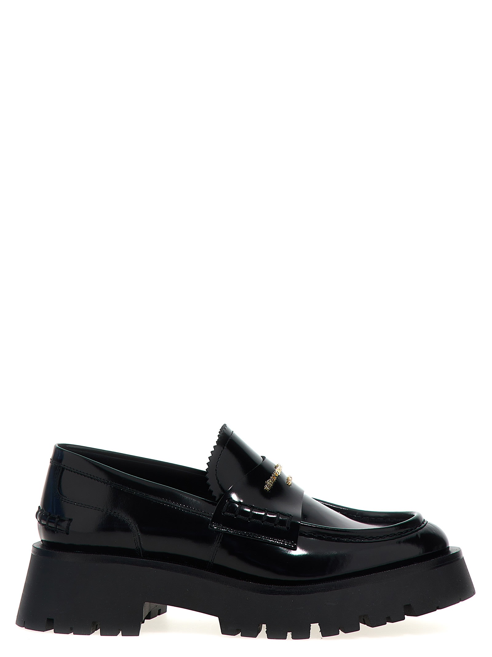 Shop Alexander Wang Carter Lug Loafers In Black